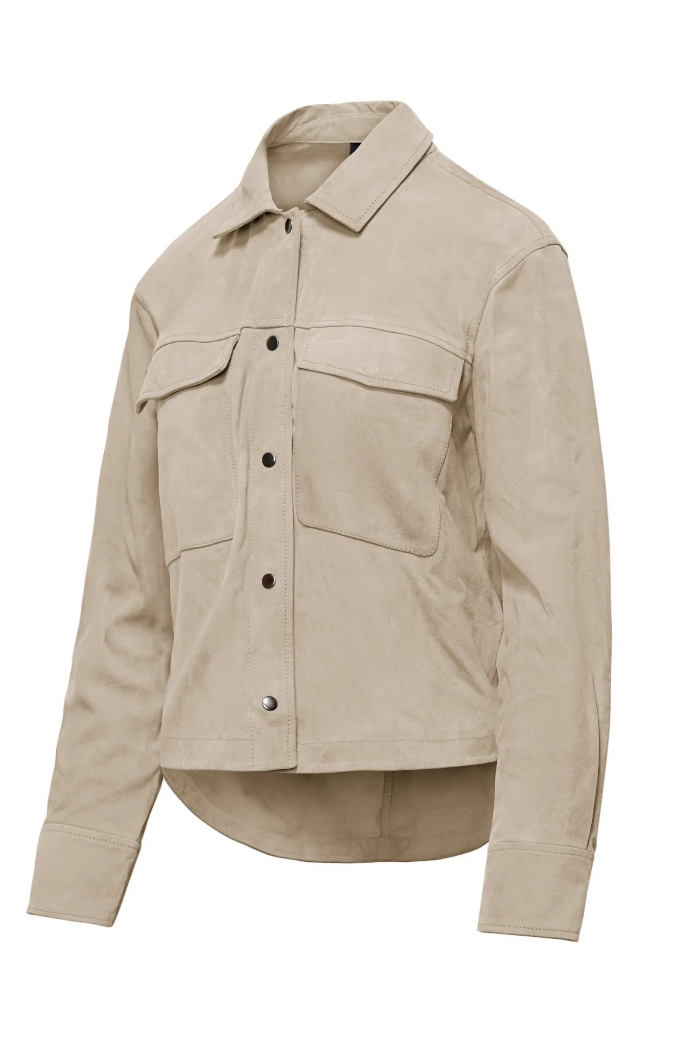 Bomboogie Lederjacken-Alis Hemdjacke Aus Wildleder