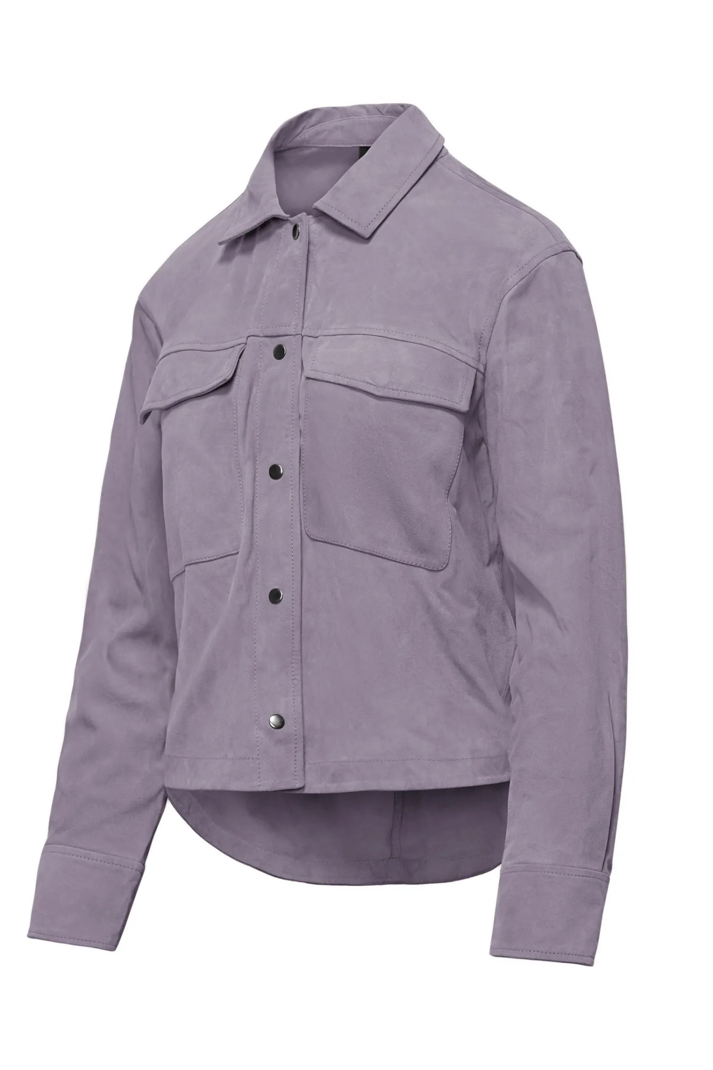 Bomboogie Lederjacken-Alis Wildleder Hemdjacke
