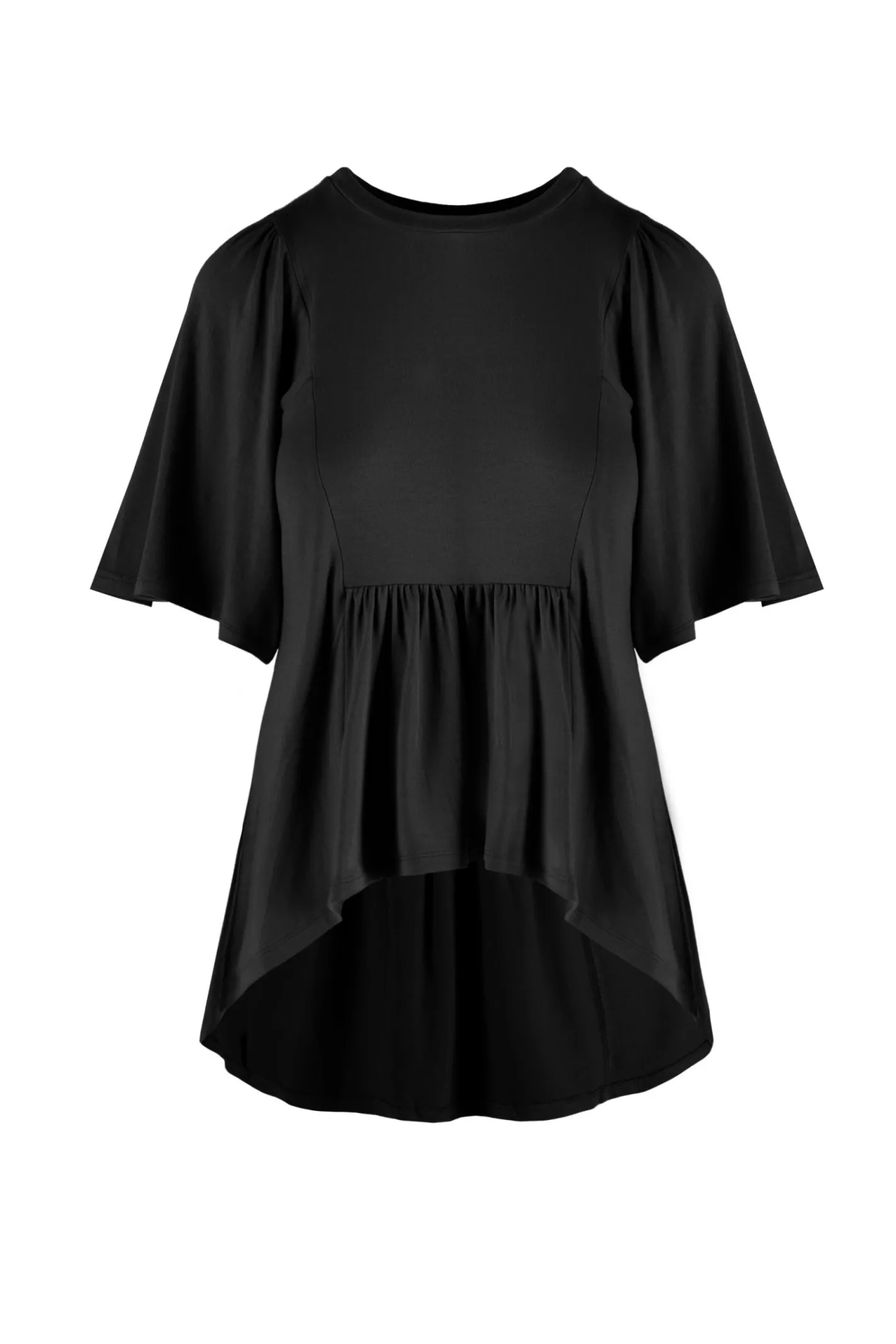 Bomboogie T-Shirts-Bluse Mit Drapierungen Und Raffungen