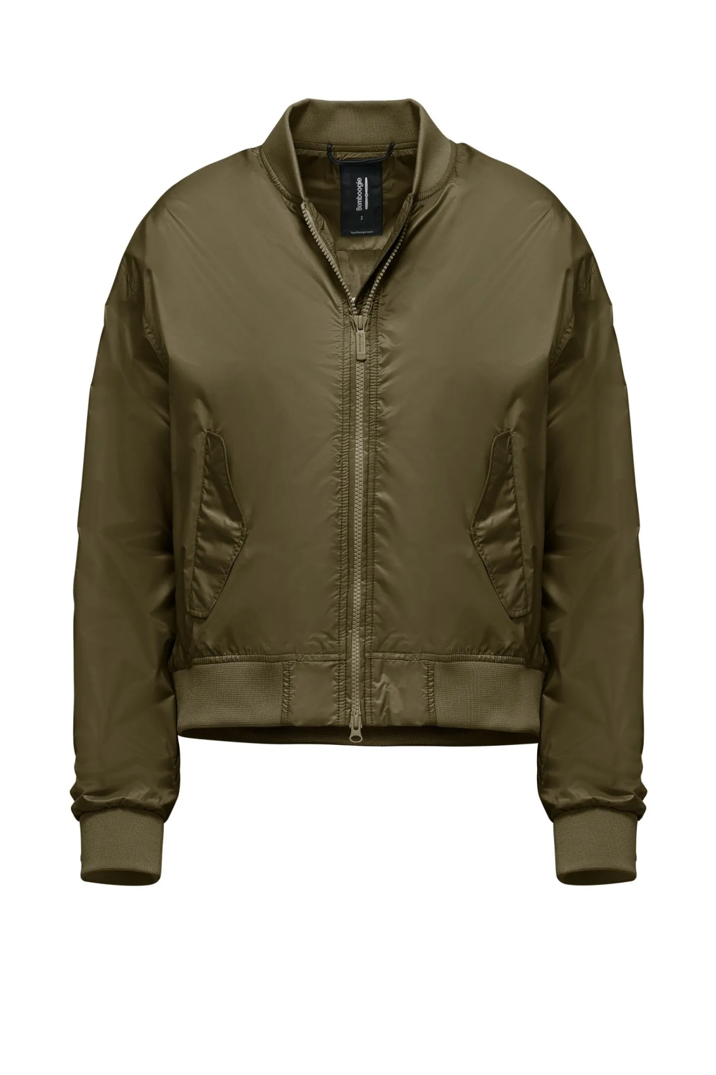 Bomboogie Bomberjacken-Bomberjacke Aus Glänzendem Nylon Mit Kragen