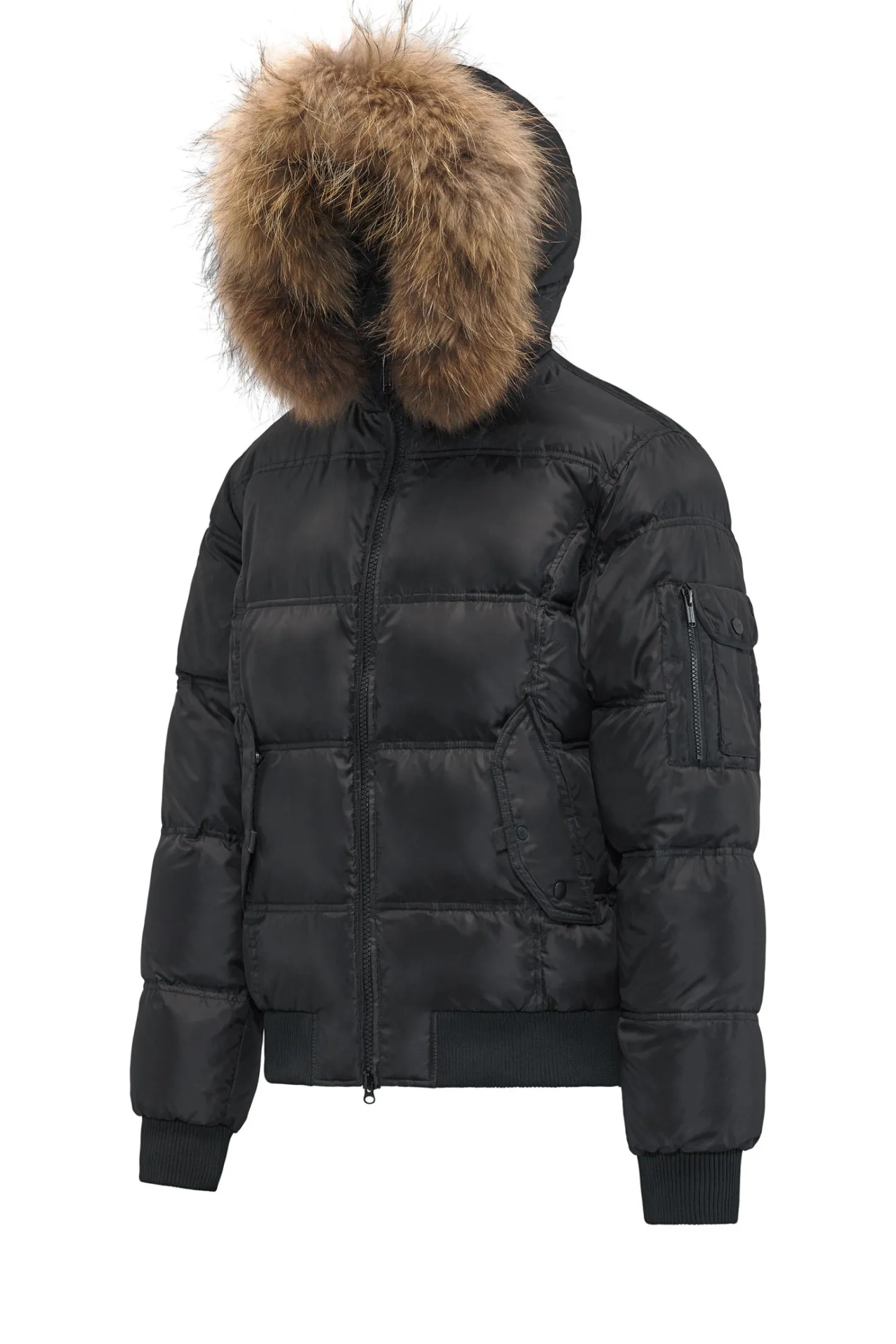Bomboogie Bomberjacken-Bomberjacke Mit Daunenfüllung Und Kunstfell