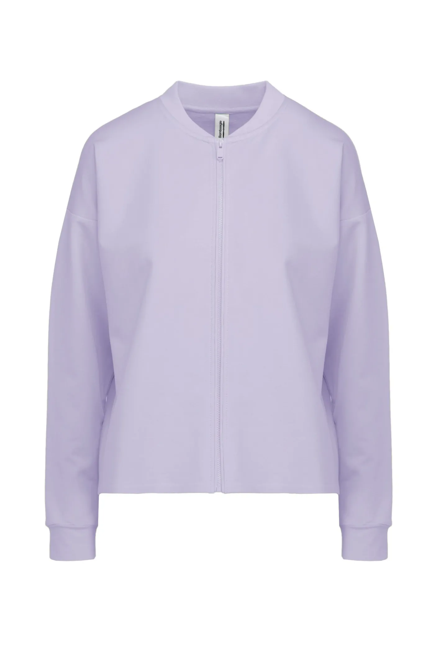 Bomboogie Sweatshirts & Hoodies-Bomber-Sweatshirt Mit Zentralem Reißverschluss
