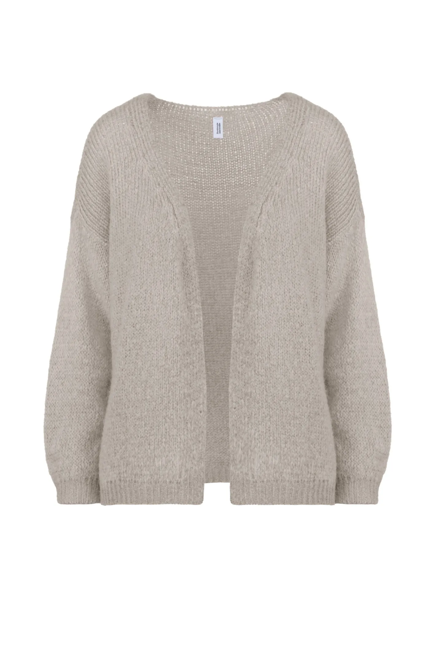 Bomboogie Pullover-Cardigan Aus Mohair-Mix