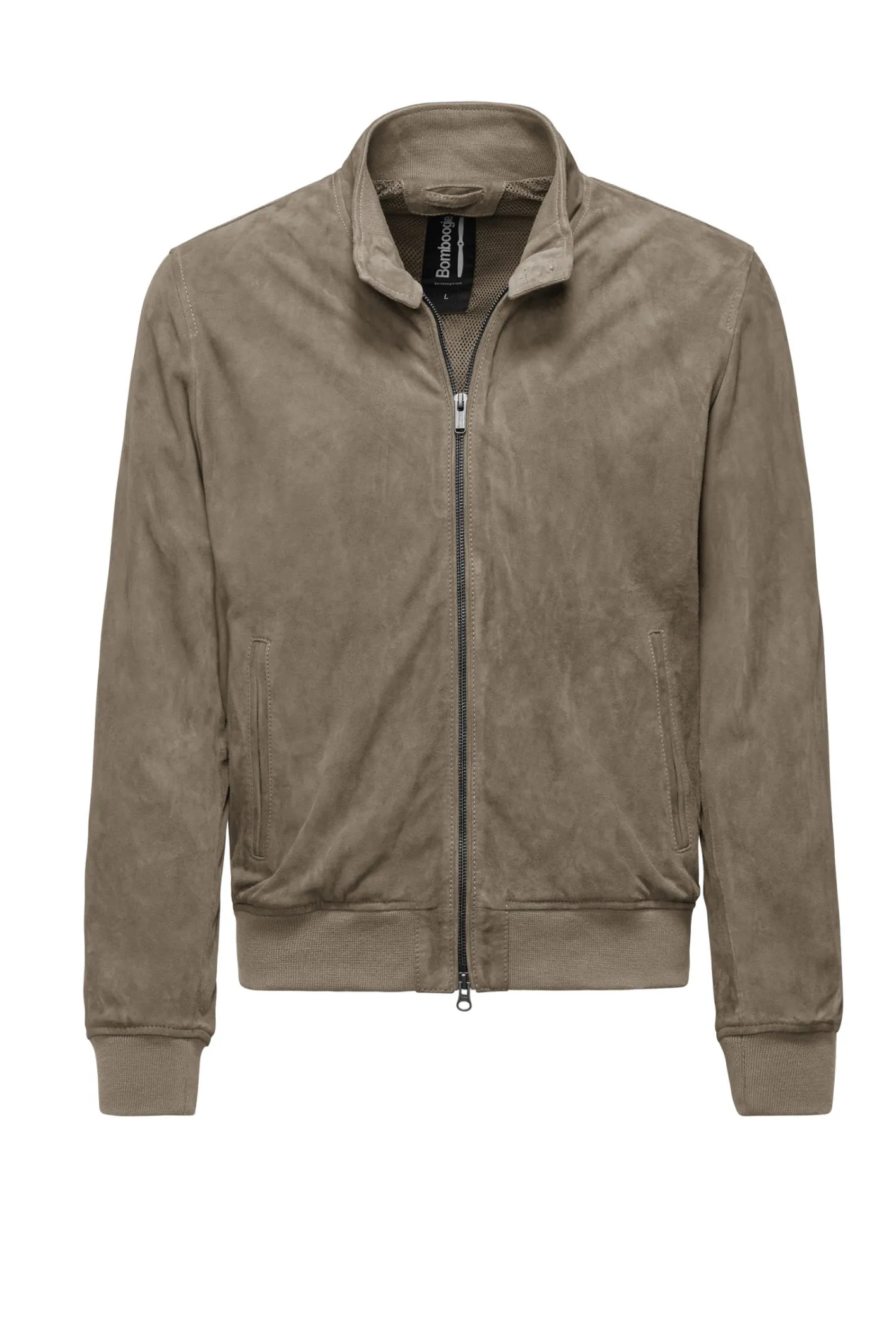 Bomboogie Lederjacken-Friz Bomberjacke Aus Wildleder