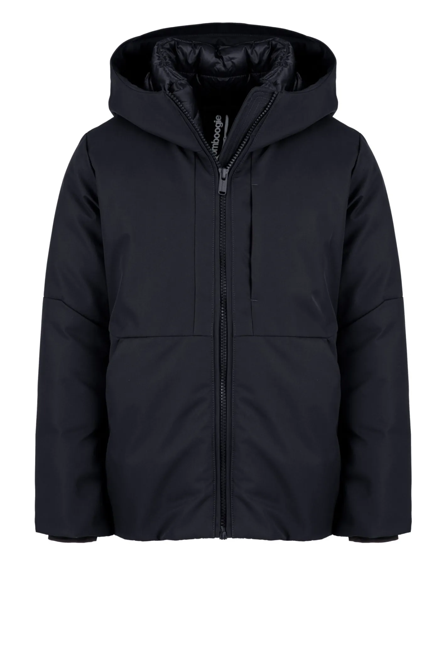 Bomboogie Jungen-Gepolsterter Jungen-Parka, Mit Kapuze.