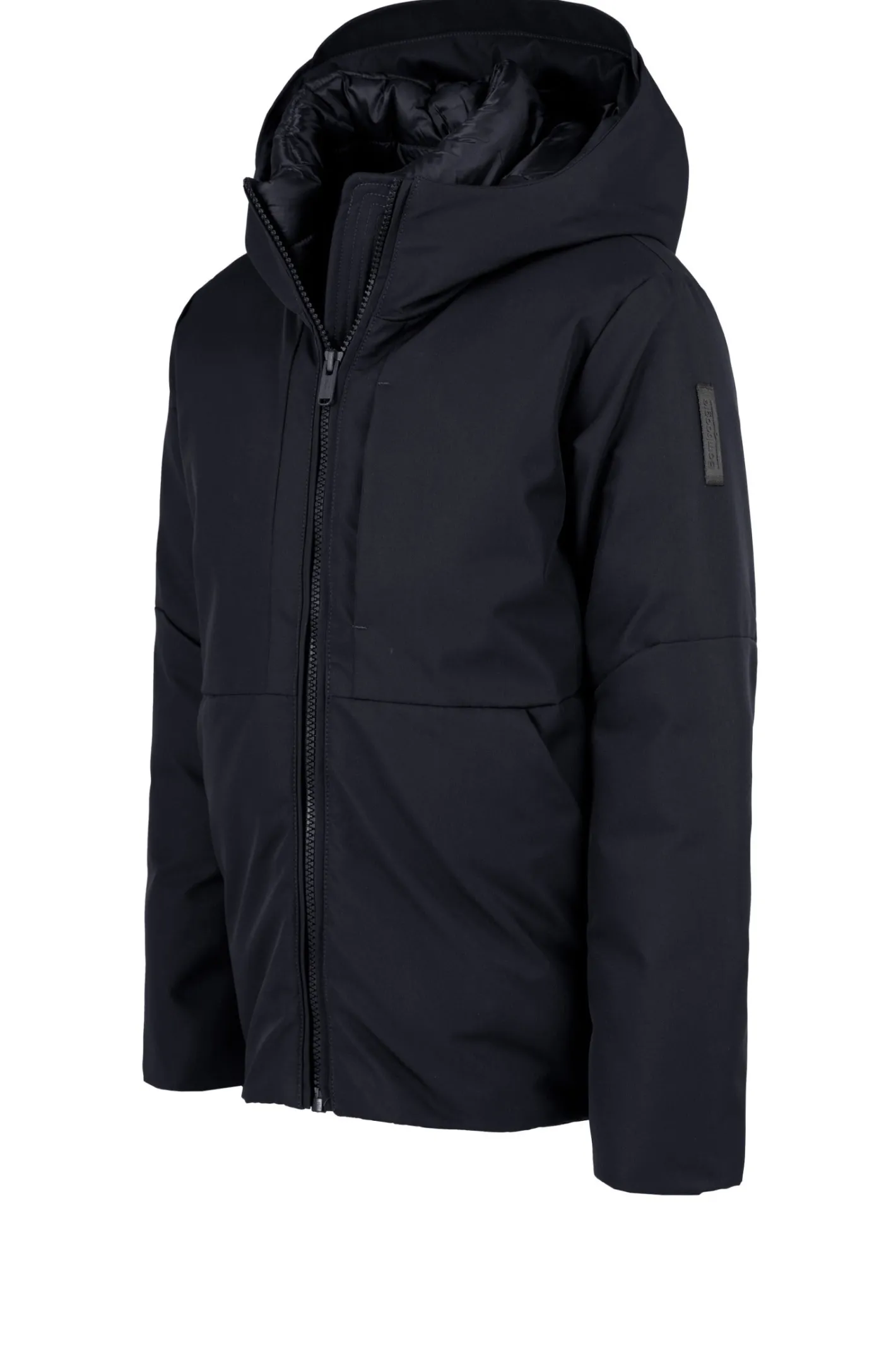 Bomboogie Jungen-Gepolsterter Jungen-Parka, Mit Kapuze.