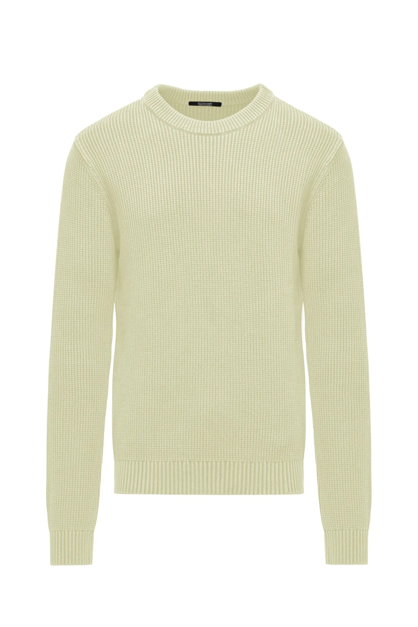 Bomboogie Sweatshirts & Hoodies-Gerippter Pullover Mit Rundhalsausschnitt Aus Baumwolle