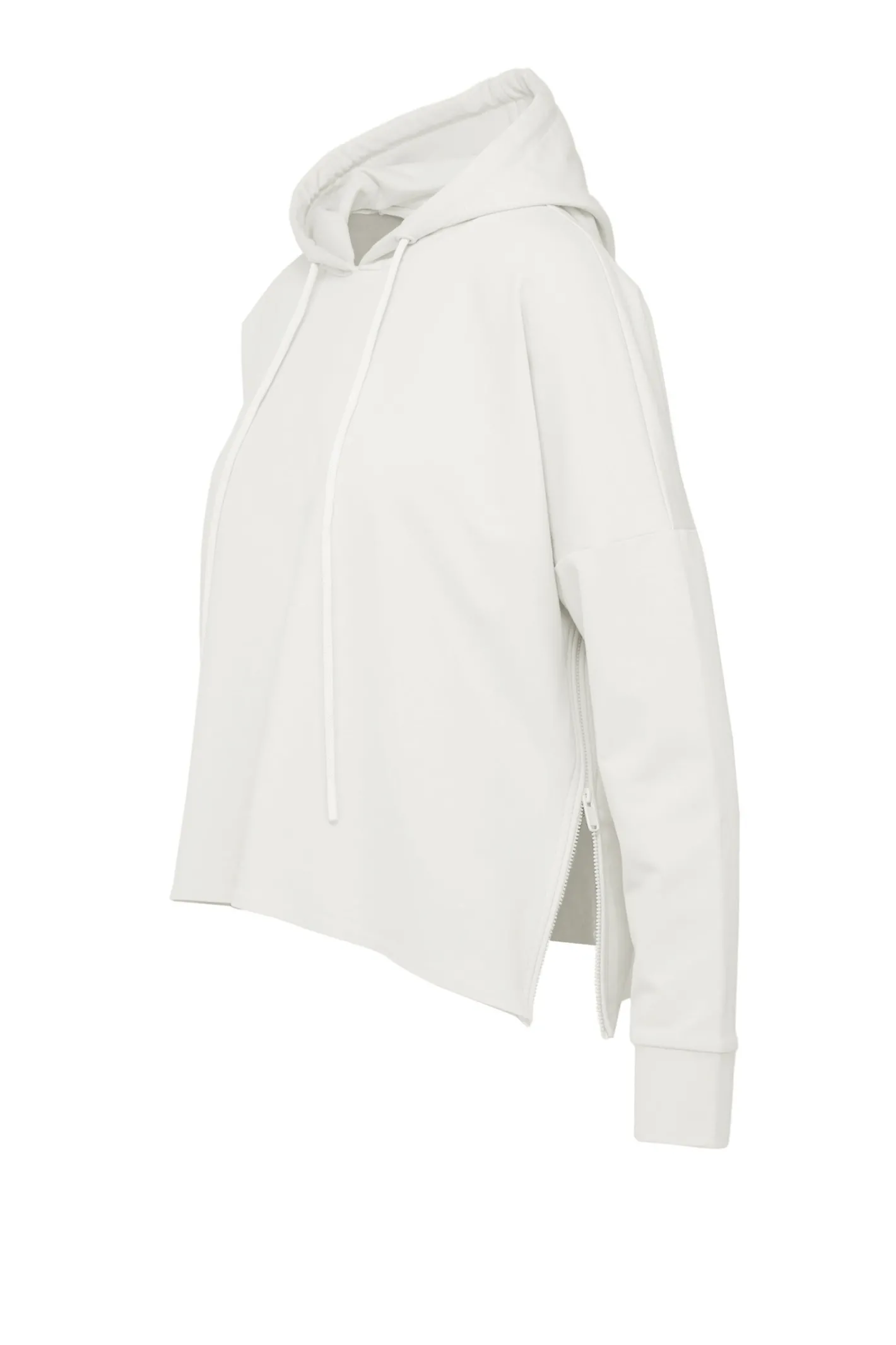 Bomboogie Sweatshirts & Hoodies-Hoodie Mit Seitenschlitzen Mit Reißverschluss