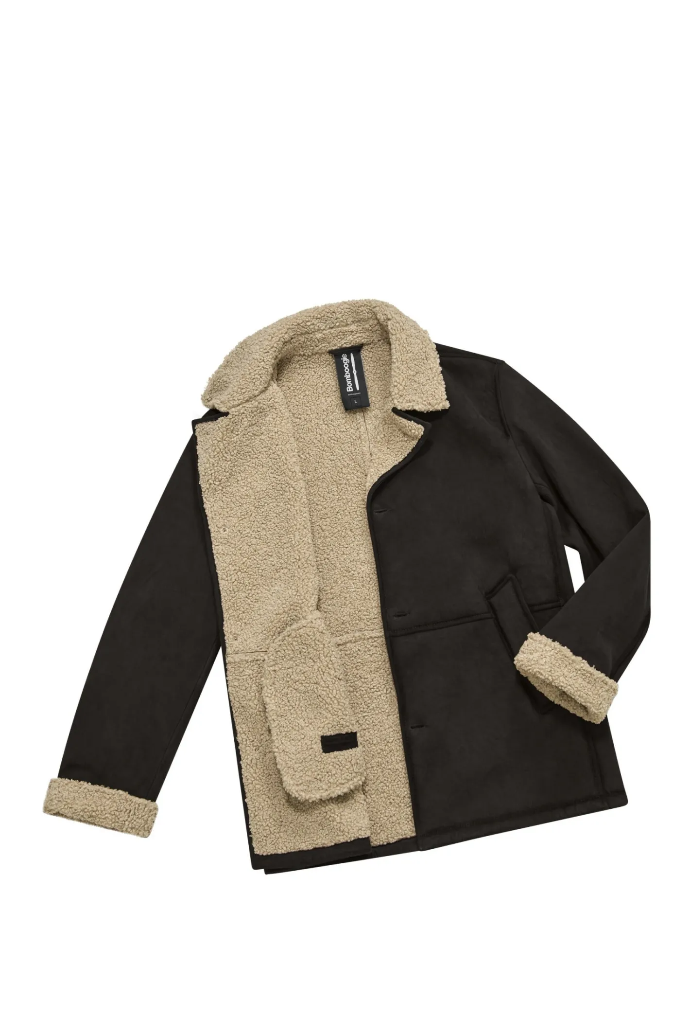 jacke_aus_echtem_leder_mit_knpfen_3.webp Bomboogie Lederjacken-Jacke Aus Echtem Leder Mit Knöpfen