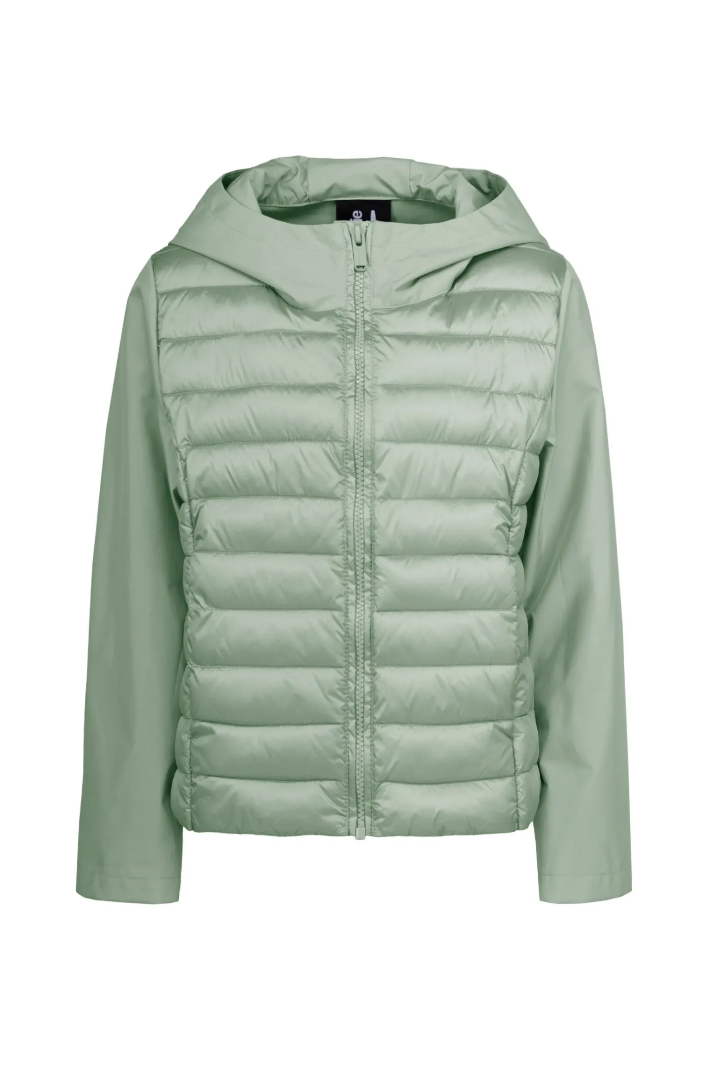 jacke_aus_zwei_materialien_mit_kapuze_fr_mdchen_2.webp Bomboogie Mädchen-Jacke Aus Zwei Materialien Mit Kapuze Für Mädchen