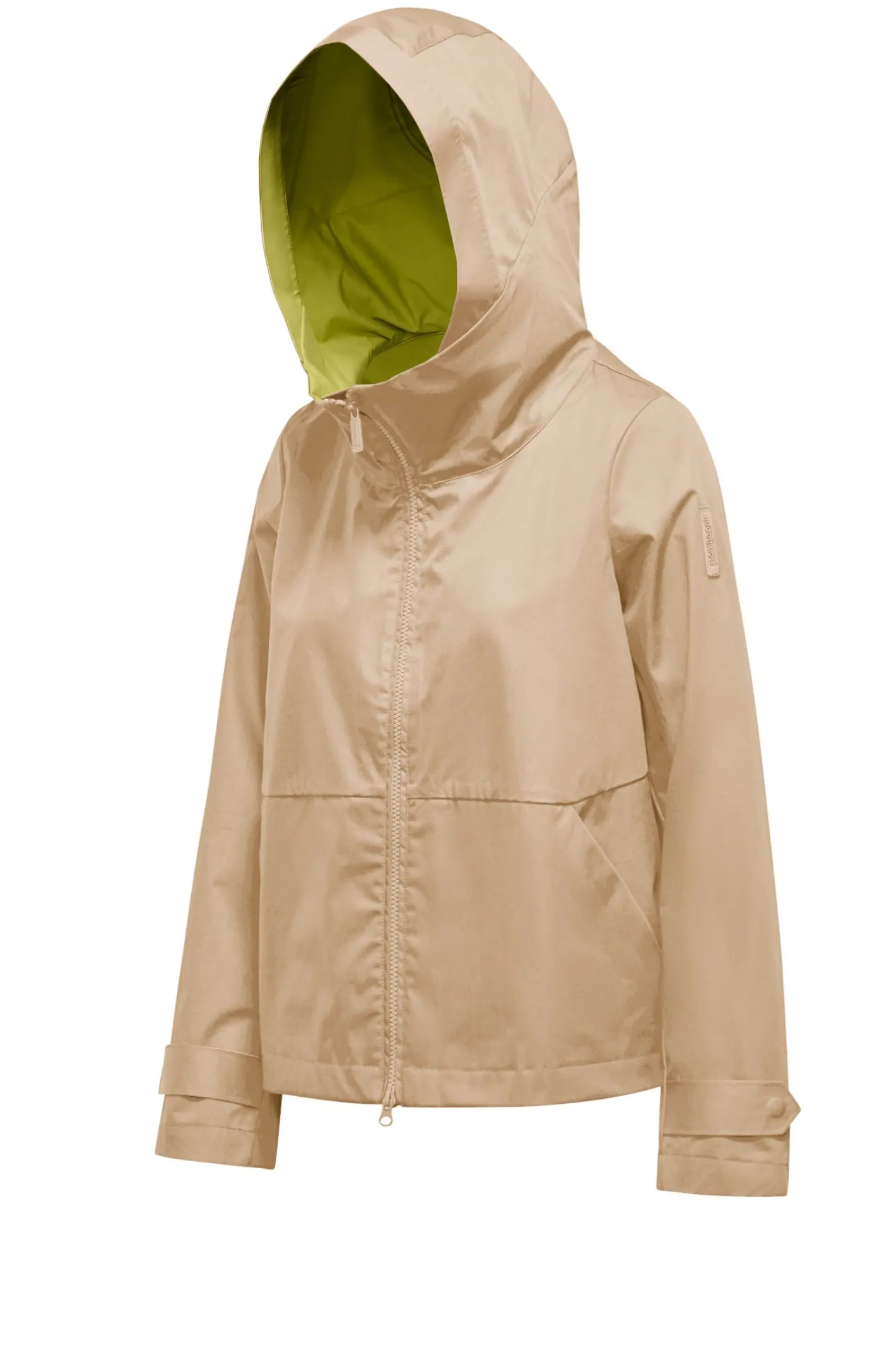 jacke_mit_kapuze_und_kontrastierendem_futter_6.webp Bomboogie Leichte Jacken | Wasserdichte Jacken-Jacke Mit Kapuze Und Kontrastierendem Futter