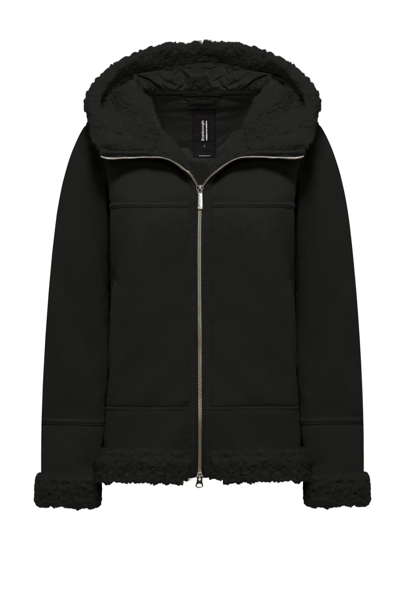 Bomboogie Lederjacken-Kurze Jacke Aus Echtem Leder Und Kunstpelz