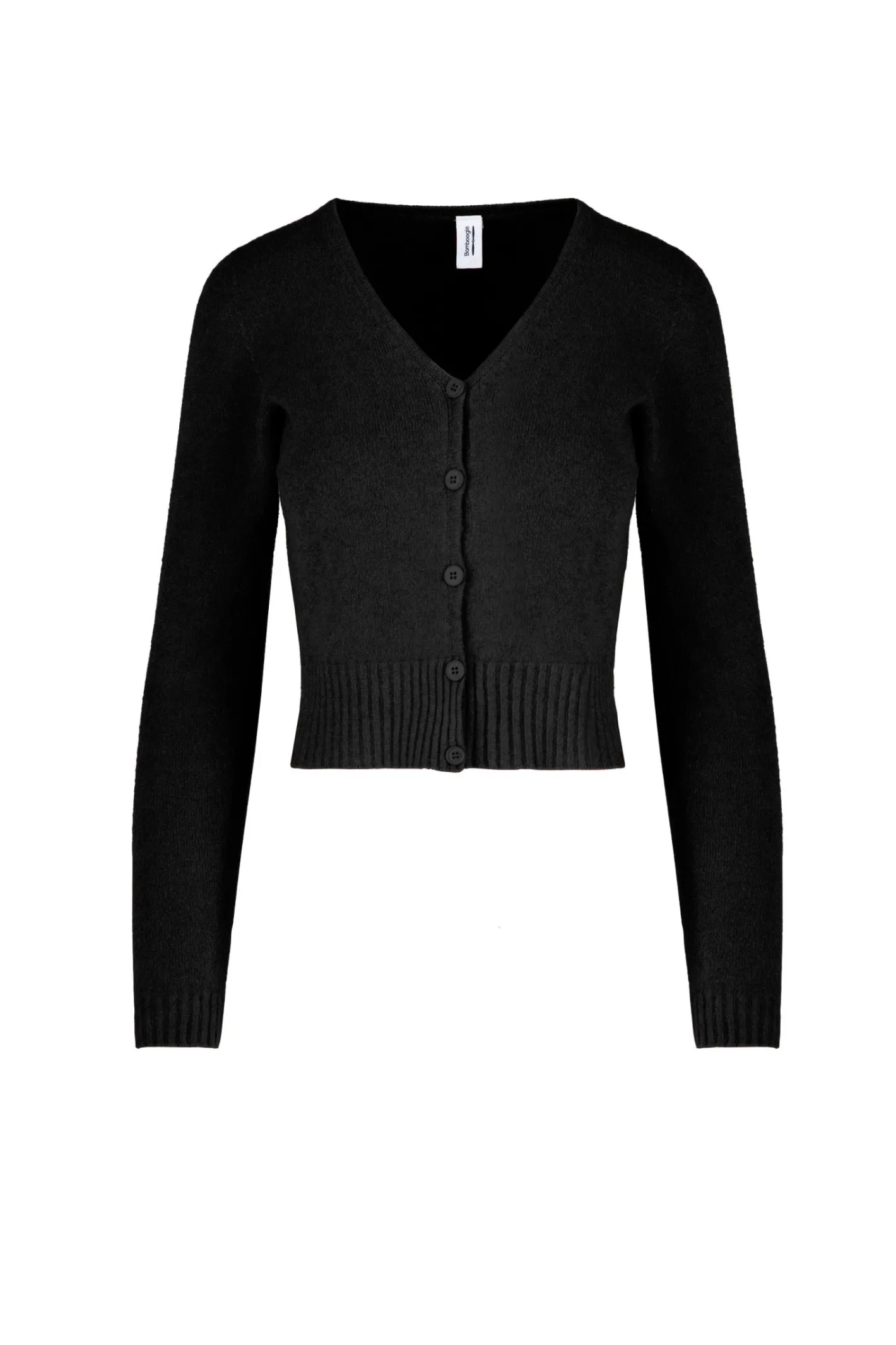 Bomboogie Pullover-Kurze Seamless Strickjacke
