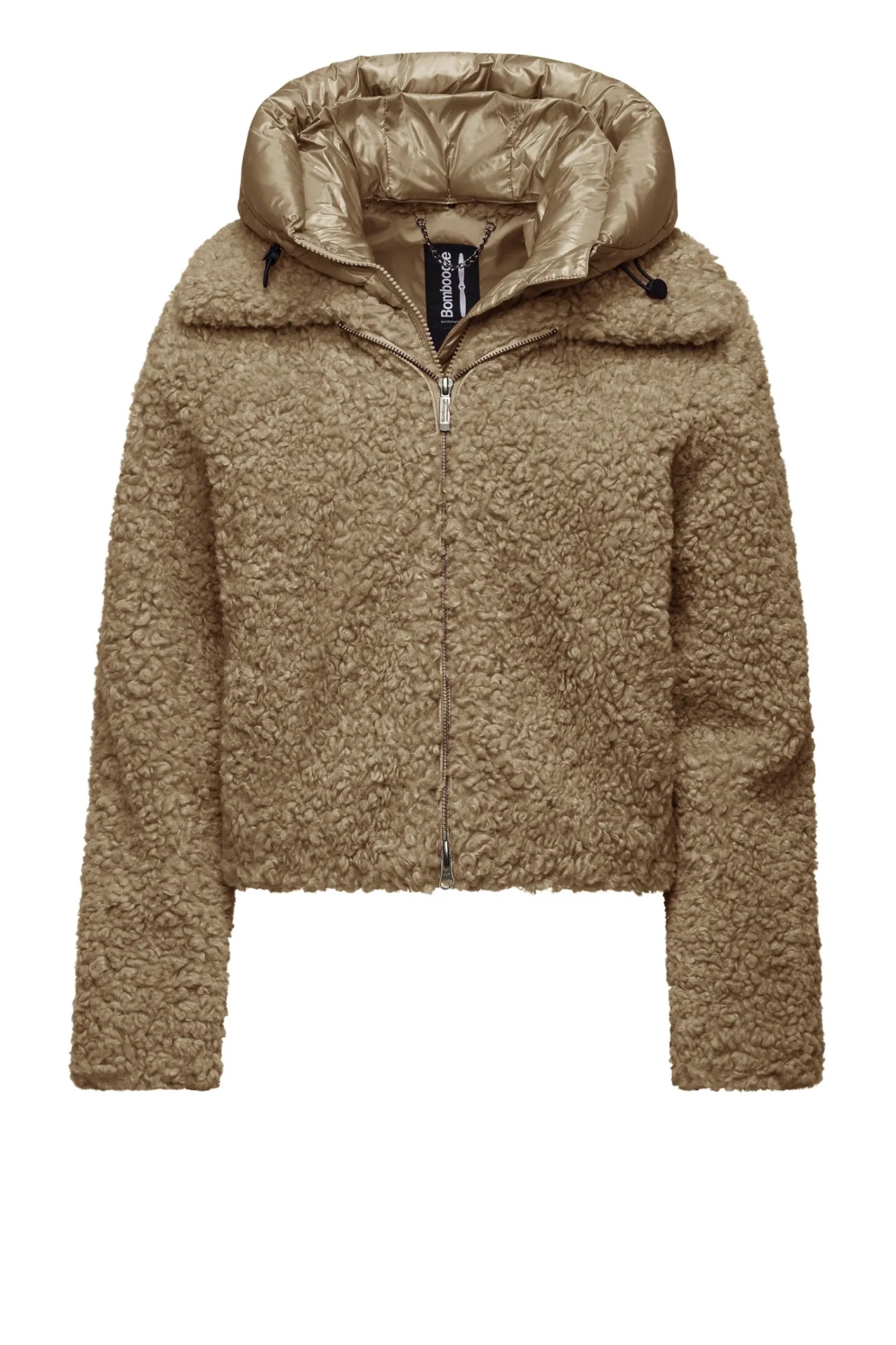 Bomboogie Mäntel-Kurzer Mantel Aus Sherpa-Fleece Mit Kapuze
