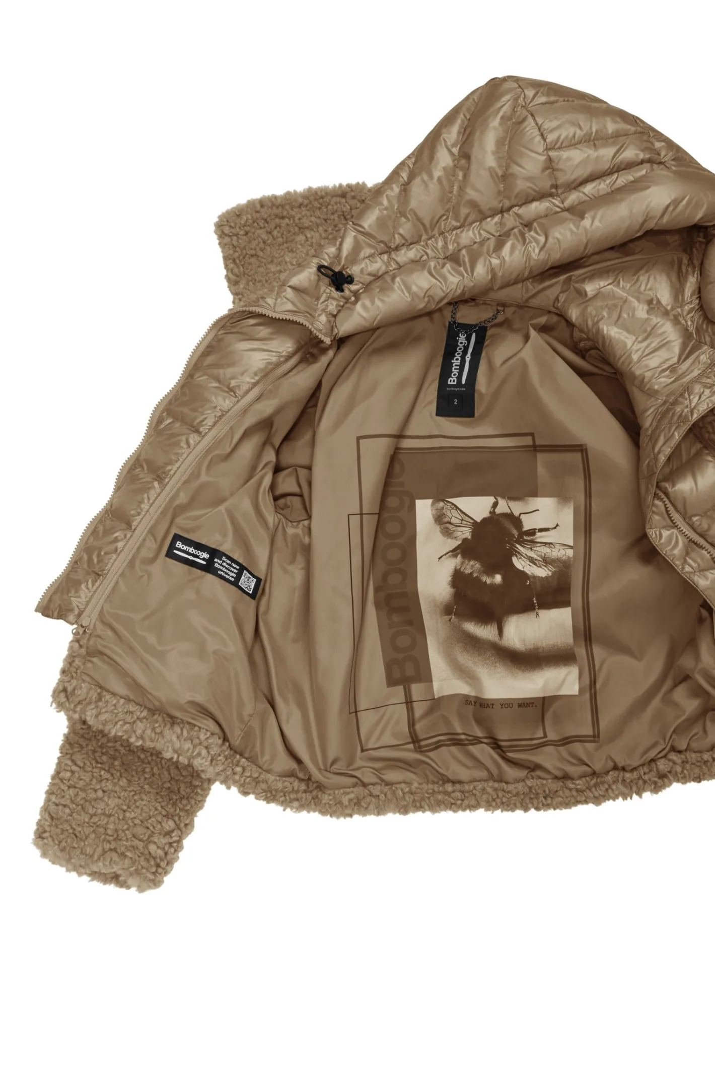 kurzer_mantel_aus_sherpafleece_mit_kapuze_5.webp Bomboogie Mäntel-Kurzer Mantel Aus Sherpa-Fleece Mit Kapuze