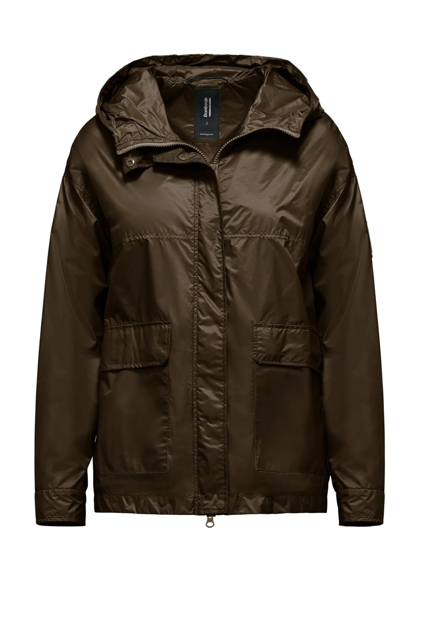 Bomboogie Parka-Kurzer Parka Aus Glänzendem Nylon