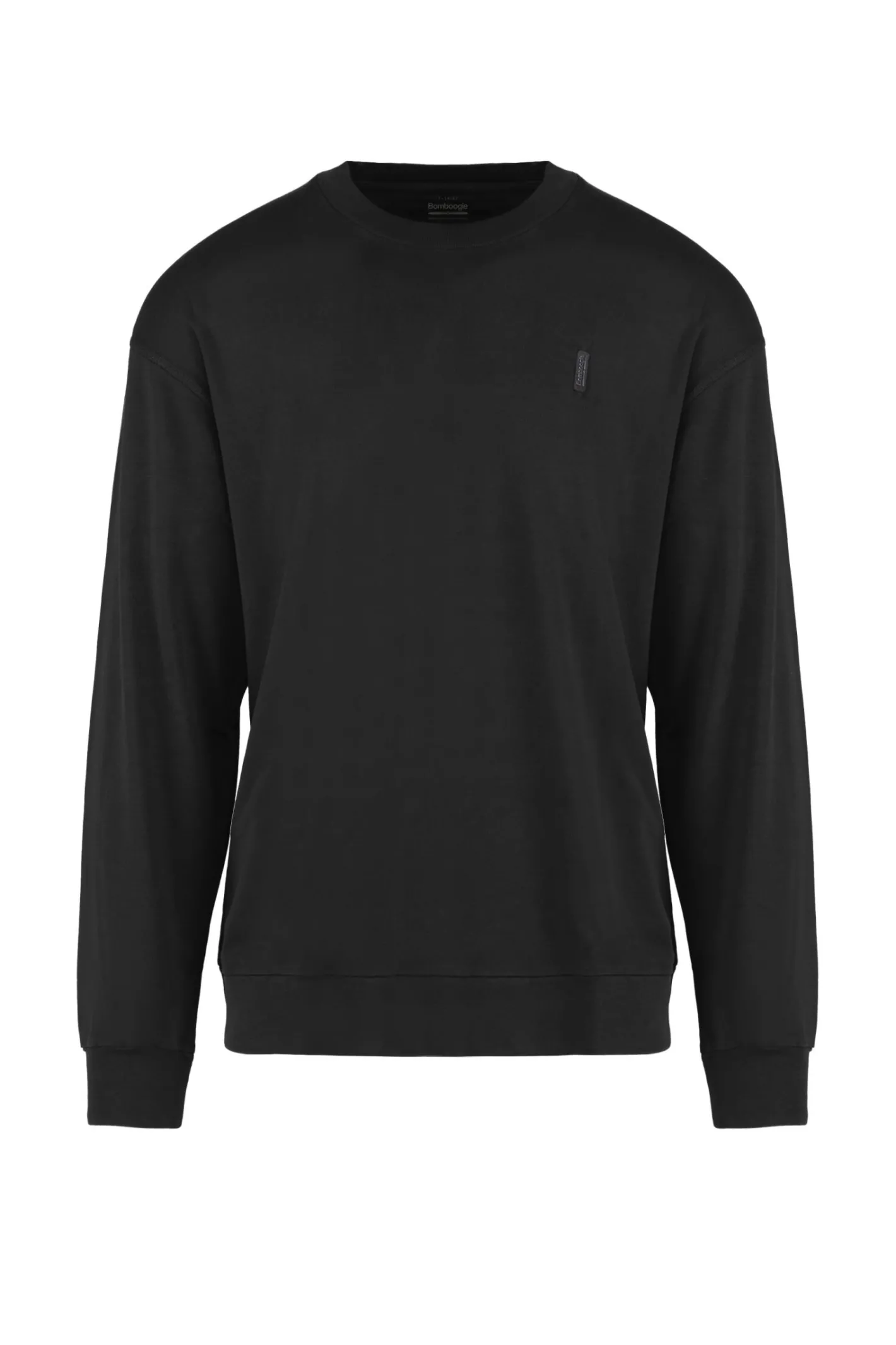 langrmeliges_tshirt_aus_schwerem_baumwolljersey_4.webp Bomboogie T-Shirts & Polos-Langärmeliges T-Shirt Aus Schwerem Baumwoll-Jersey