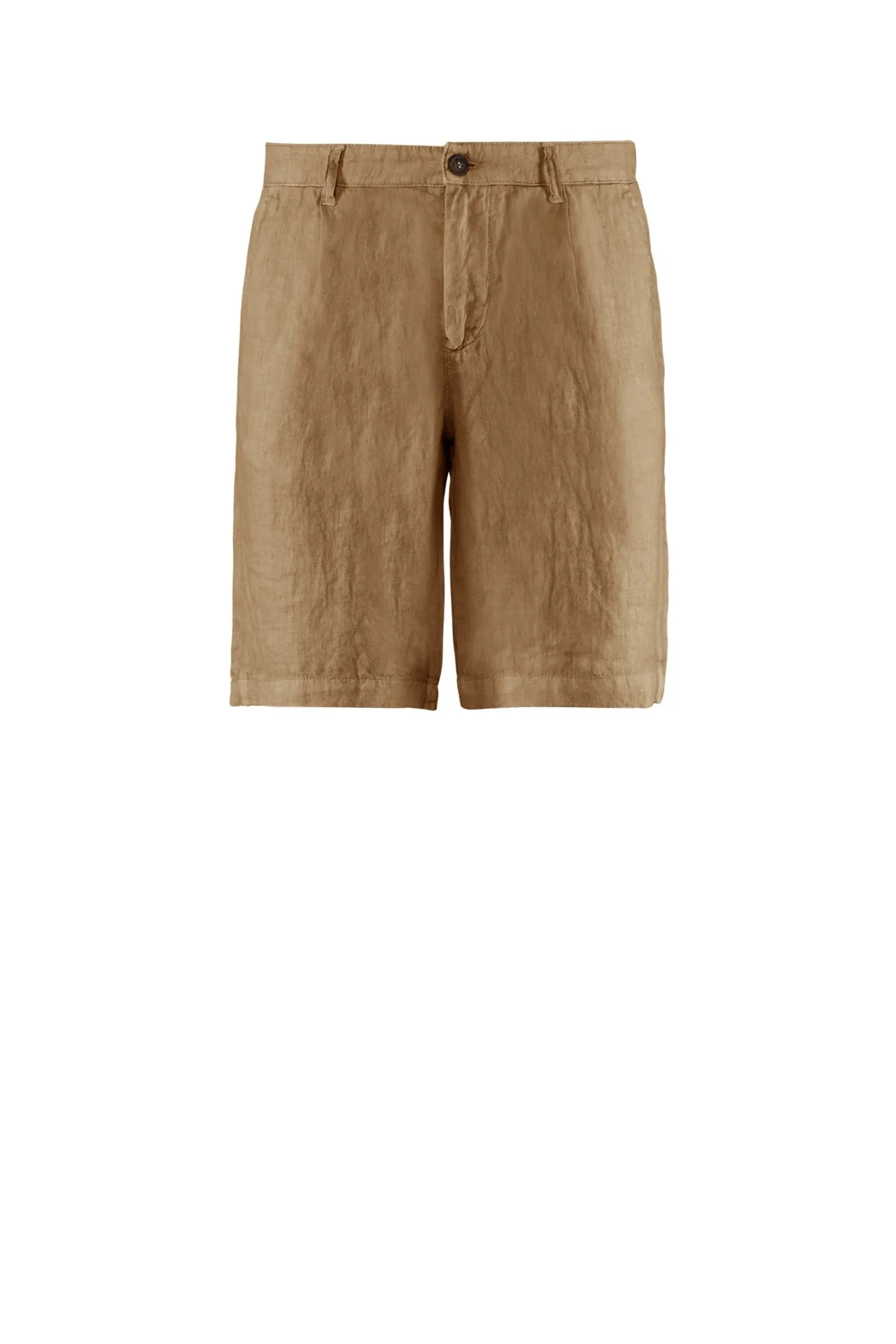 Bomboogie Bermuda & Shorts-Leinen Chino Bermudashorts Mit Bundfalten