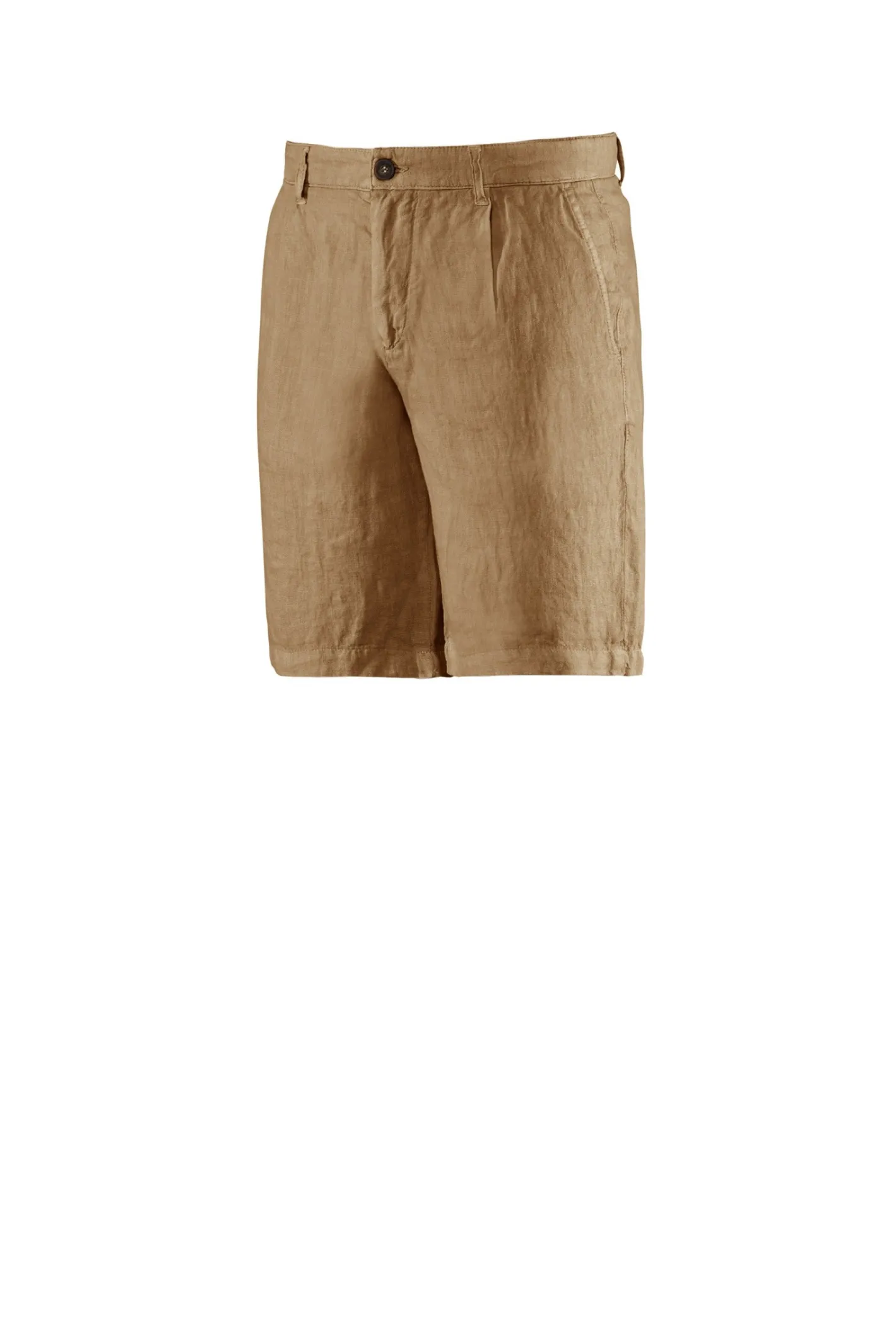 Bomboogie Bermuda & Shorts-Leinen Chino Bermudashorts Mit Bundfalten