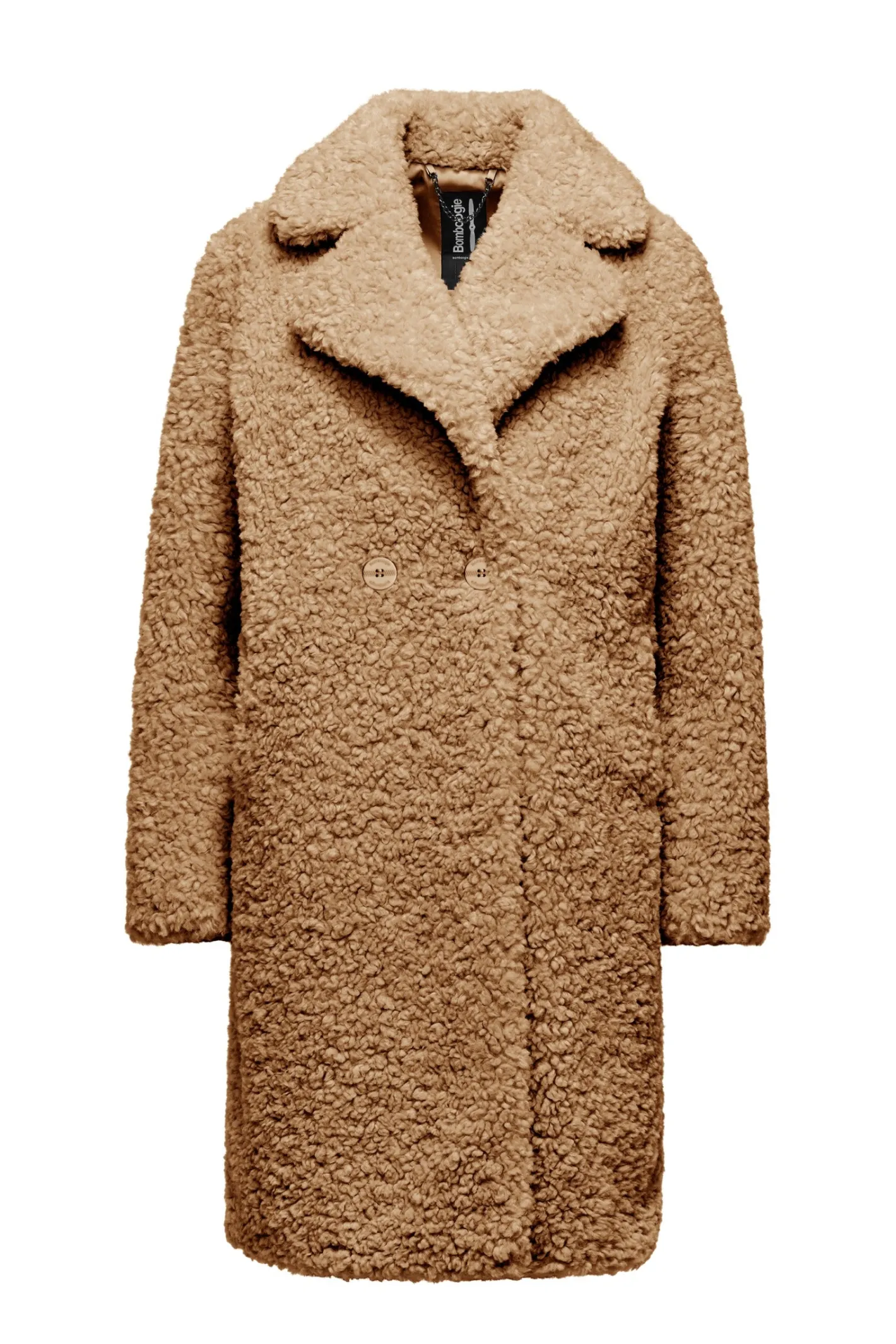 Bomboogie Mäntel-Mantel Aus Sherpa Fleece Mit Revers