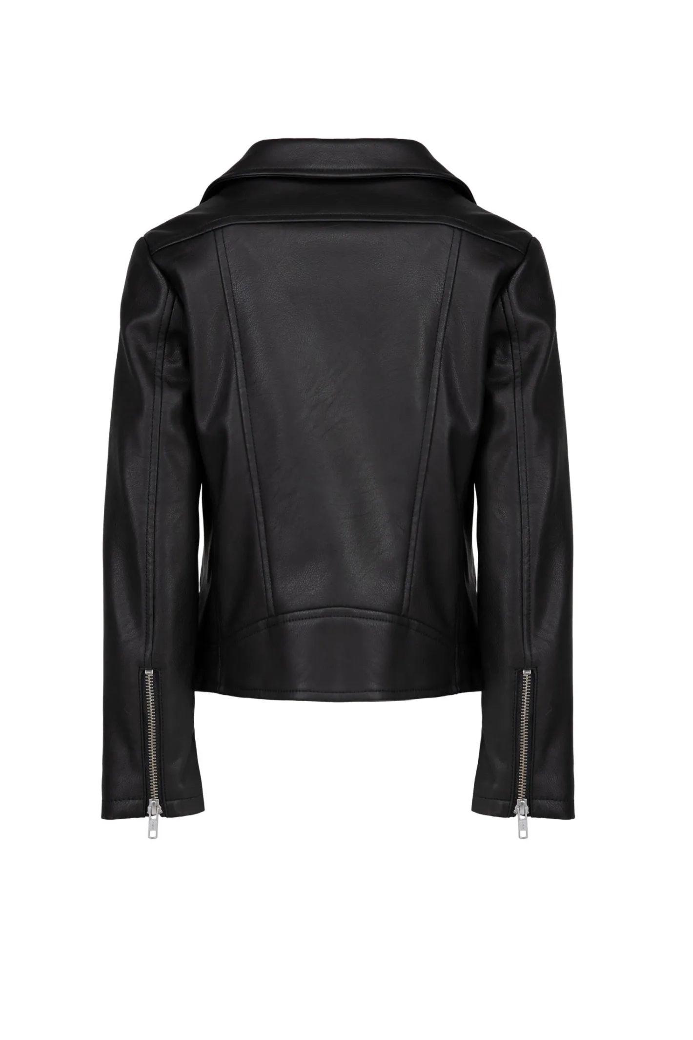 Bomboogie Mädchen-Mädchen-Lederjacke Aus Kunstleder Tisk Black