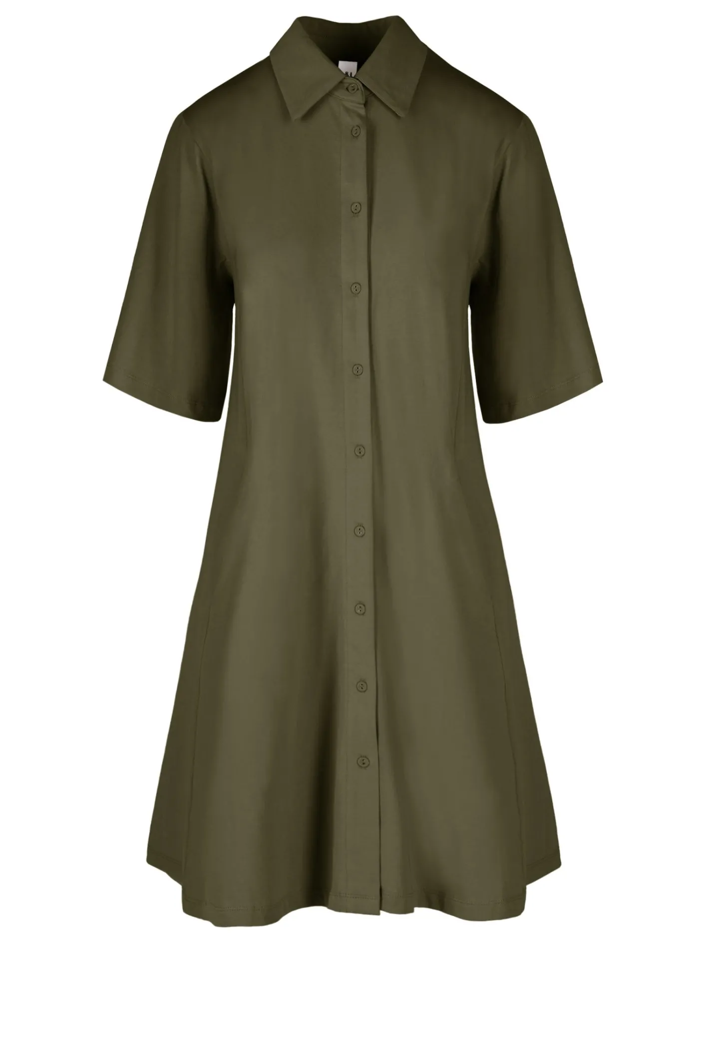 Bomboogie Kleider-Midi-Hemdblusenkleid Aus Bio-Baumwolle