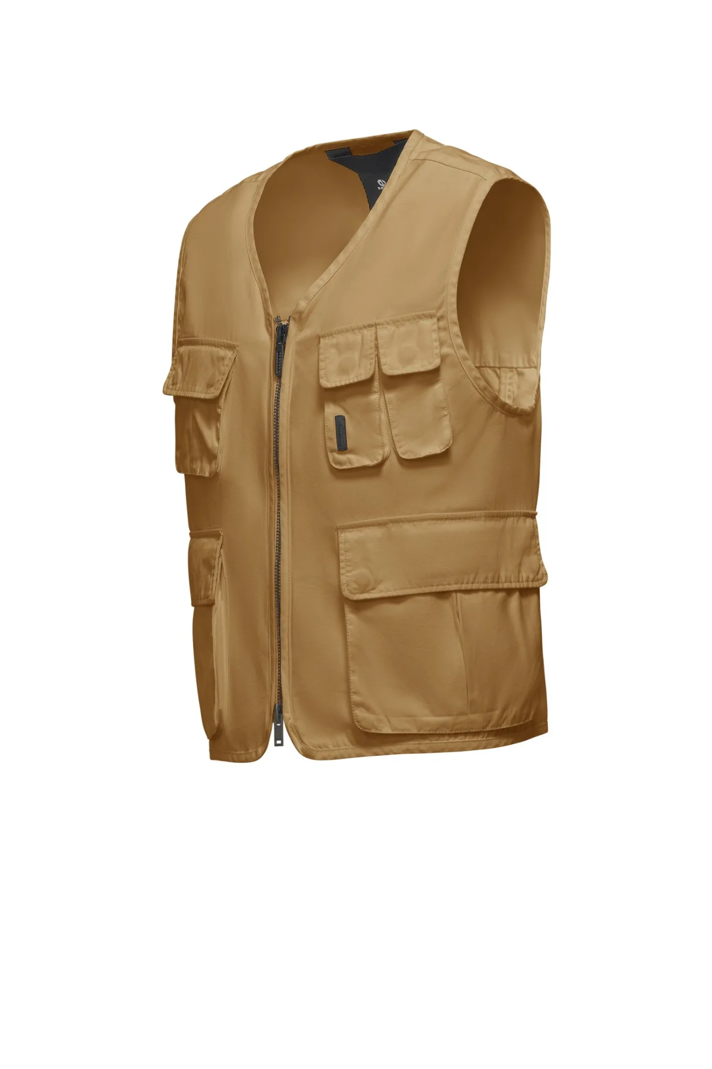 Bomboogie Westen-Multi-Pocket-Weste Aus Baumwoll-Popeline