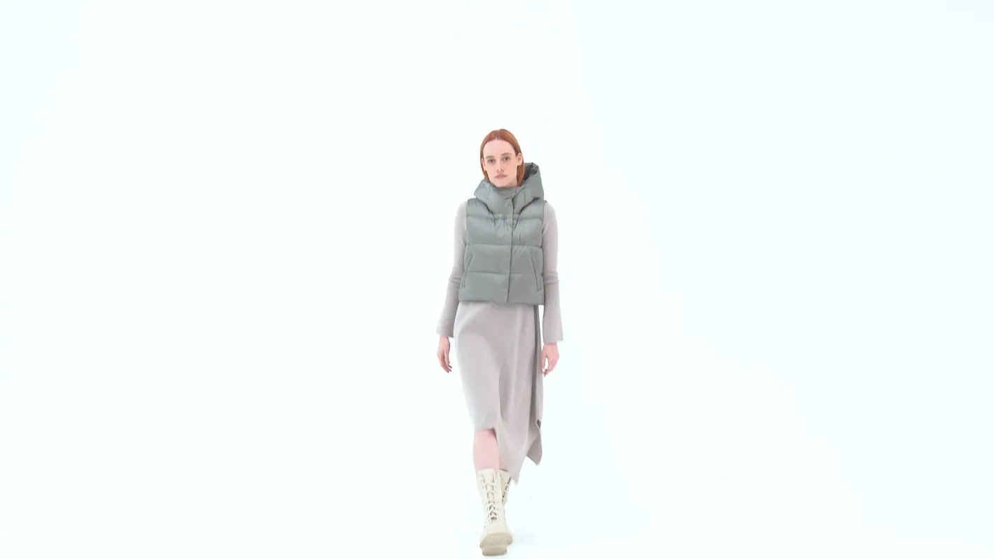 Bomboogie Westen-Ottawa Vest - Kurze Damen-Daunenweste Aus Bright Nylon