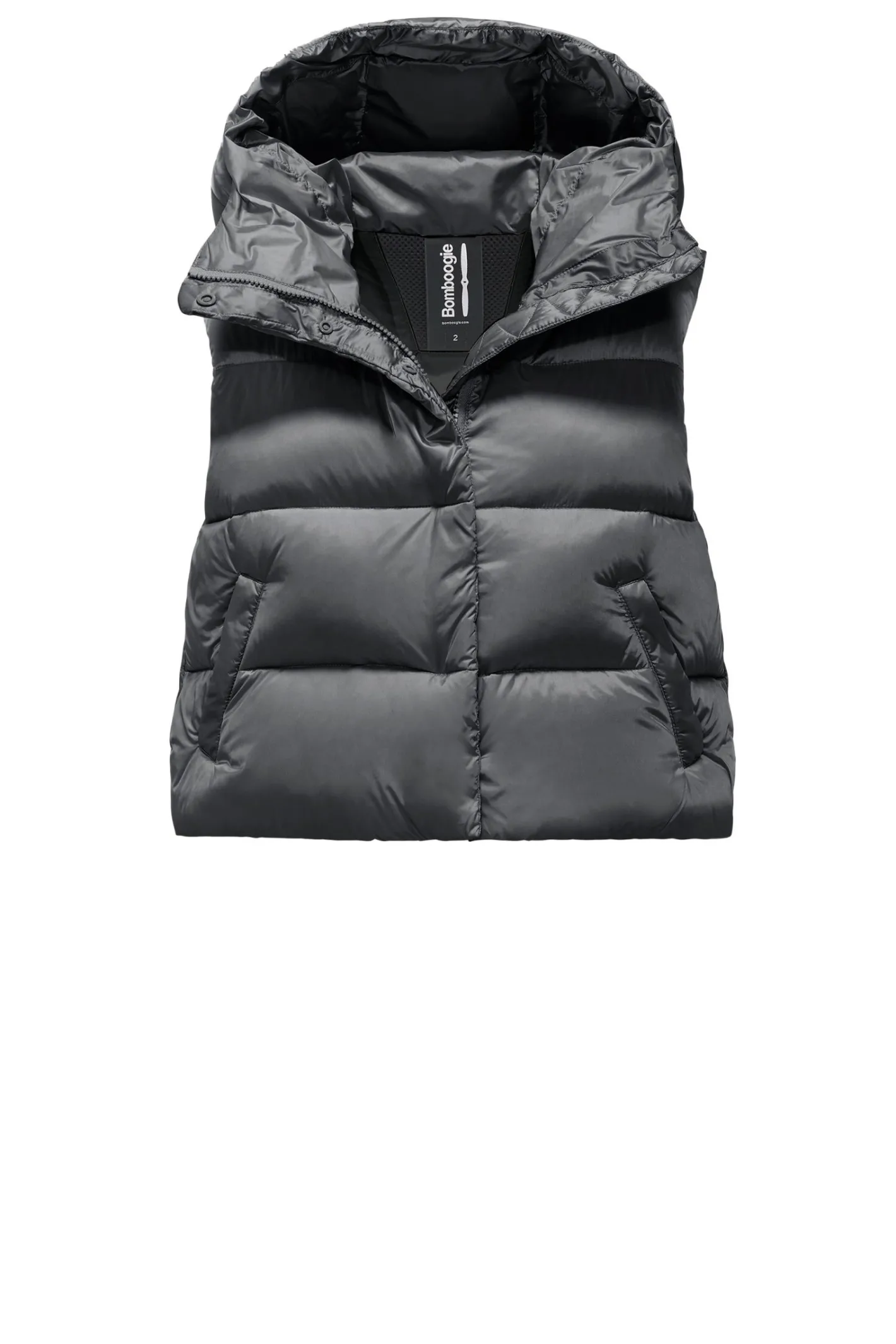 Bomboogie Westen-Ottawa Weste – Kurze Daunen-Weste Aus Nylon Bright