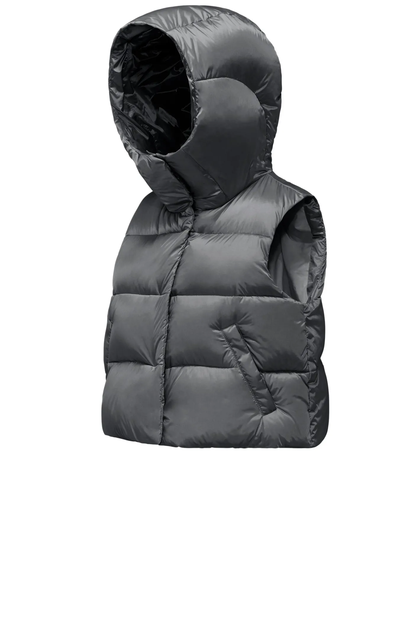 Bomboogie Westen-Ottawa Weste – Kurze Daunen-Weste Aus Nylon Bright
