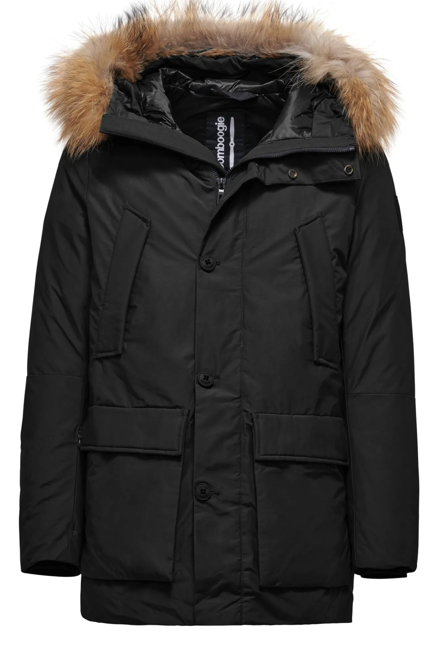 Bomboogie Parka-Parka Mit Recycelter Wattierung Und Echtpelzkapuze