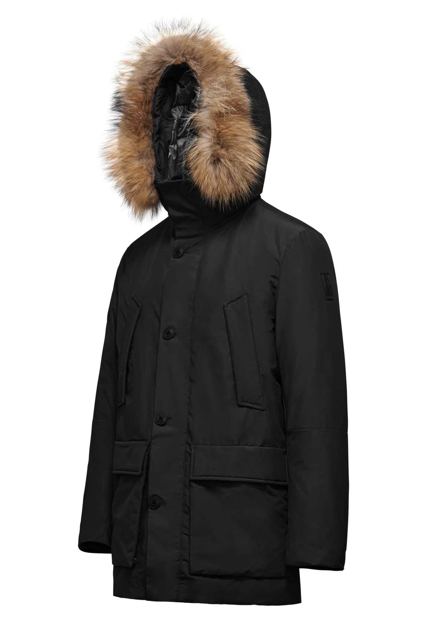 Bomboogie Parka-Parka Mit Recycelter Wattierung Und Echtpelzkapuze