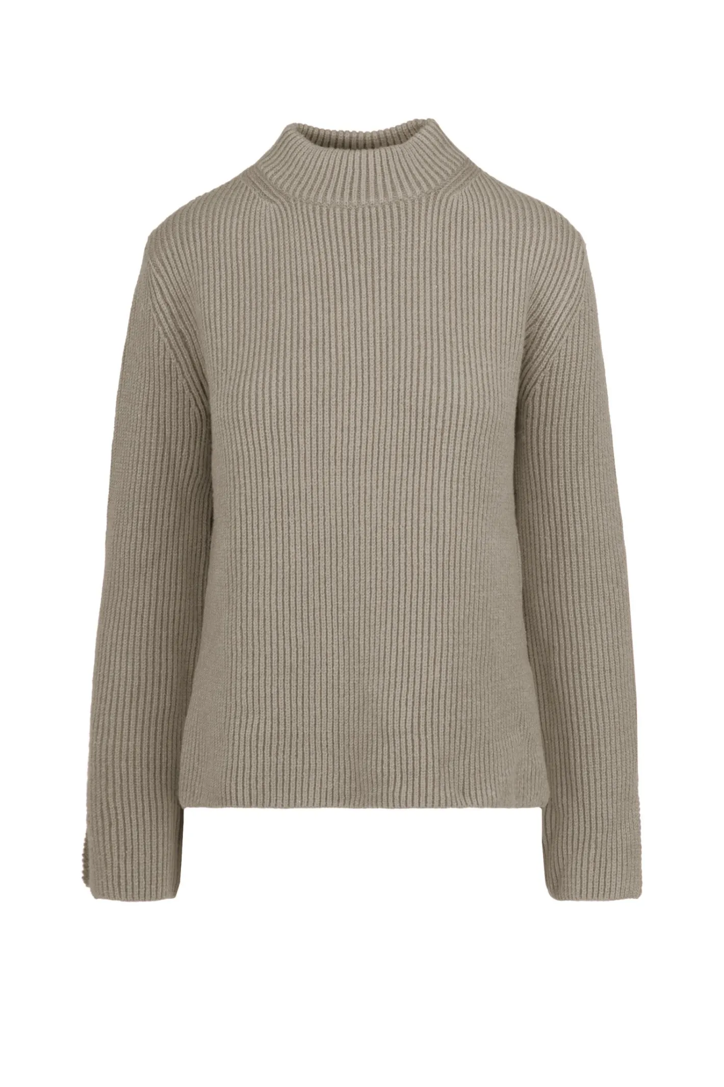 Bomboogie Pullover-Pullover Mit Geripptem Rundhalsausschnitt Aus Wollmischung