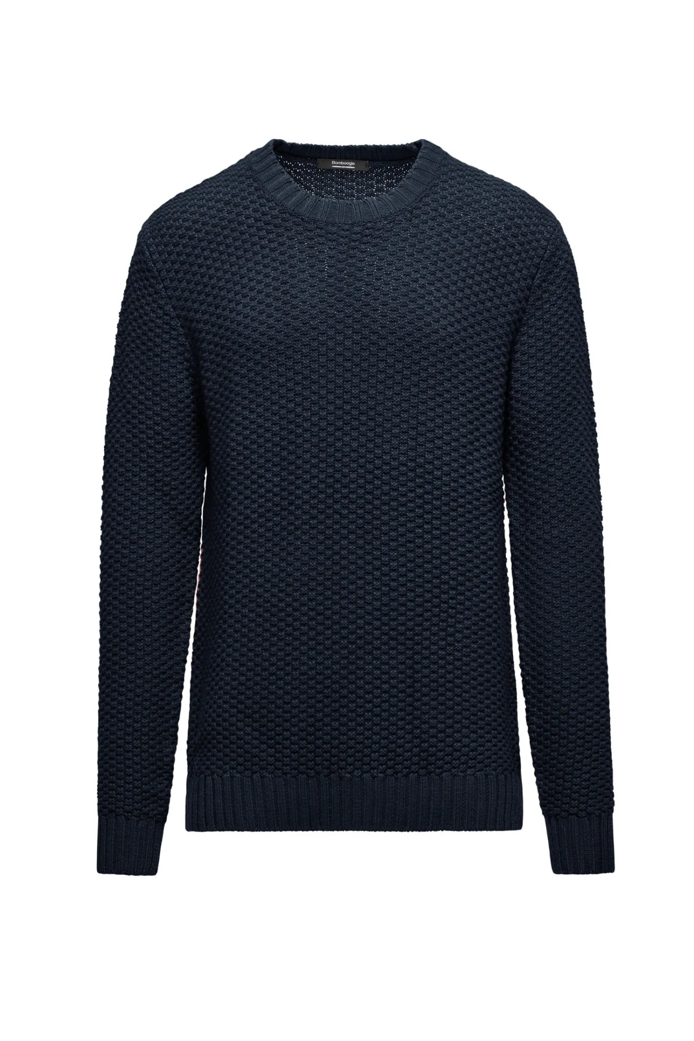 Bomboogie Pullover-Pullover Mit Rundhalsausschnitt Aus Baumwoll-Woll-Mischgewebe