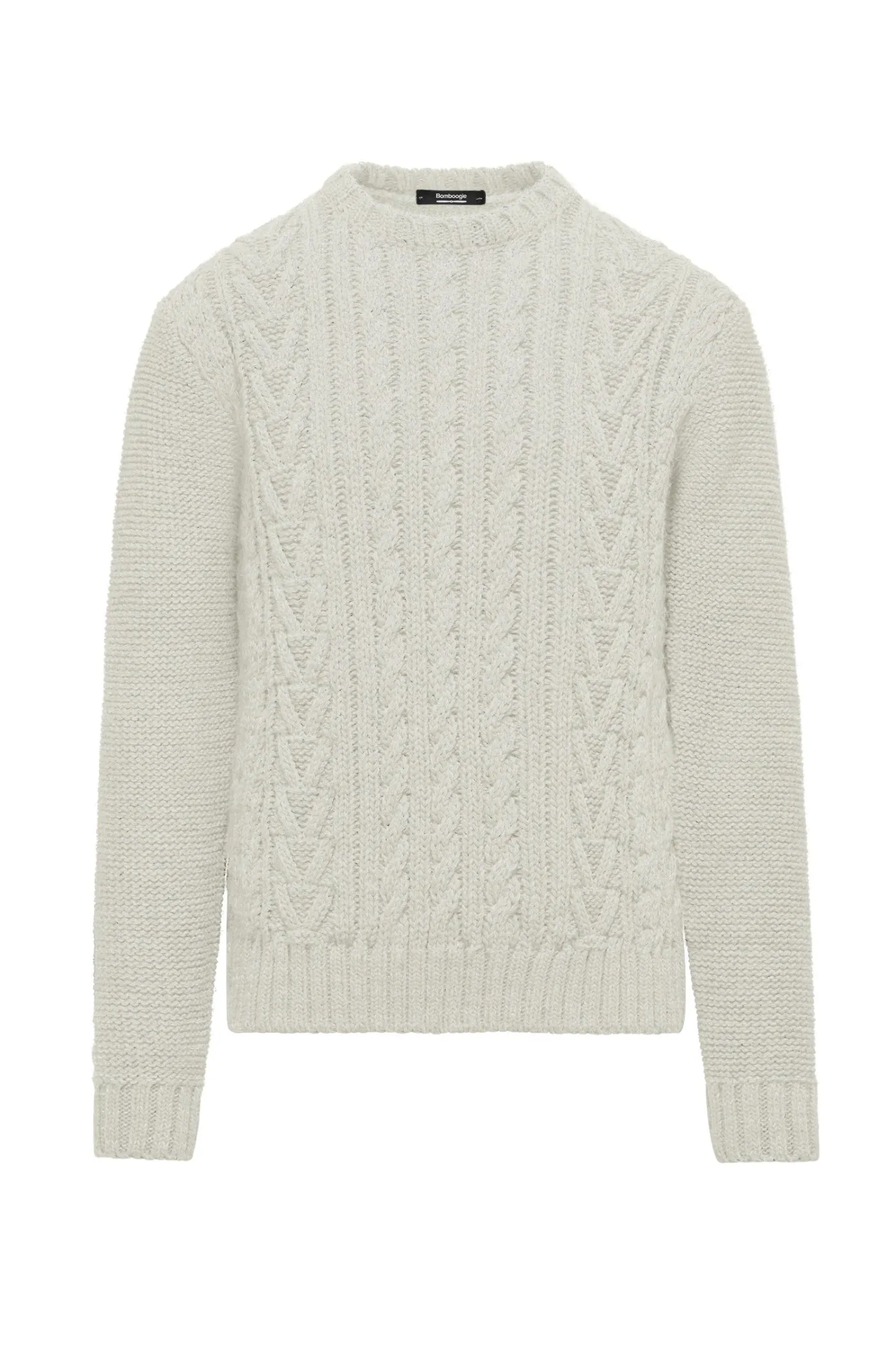 Bomboogie Pullover-Pullover Mit Rundhalsausschnitt Aus Gemischter Wolle