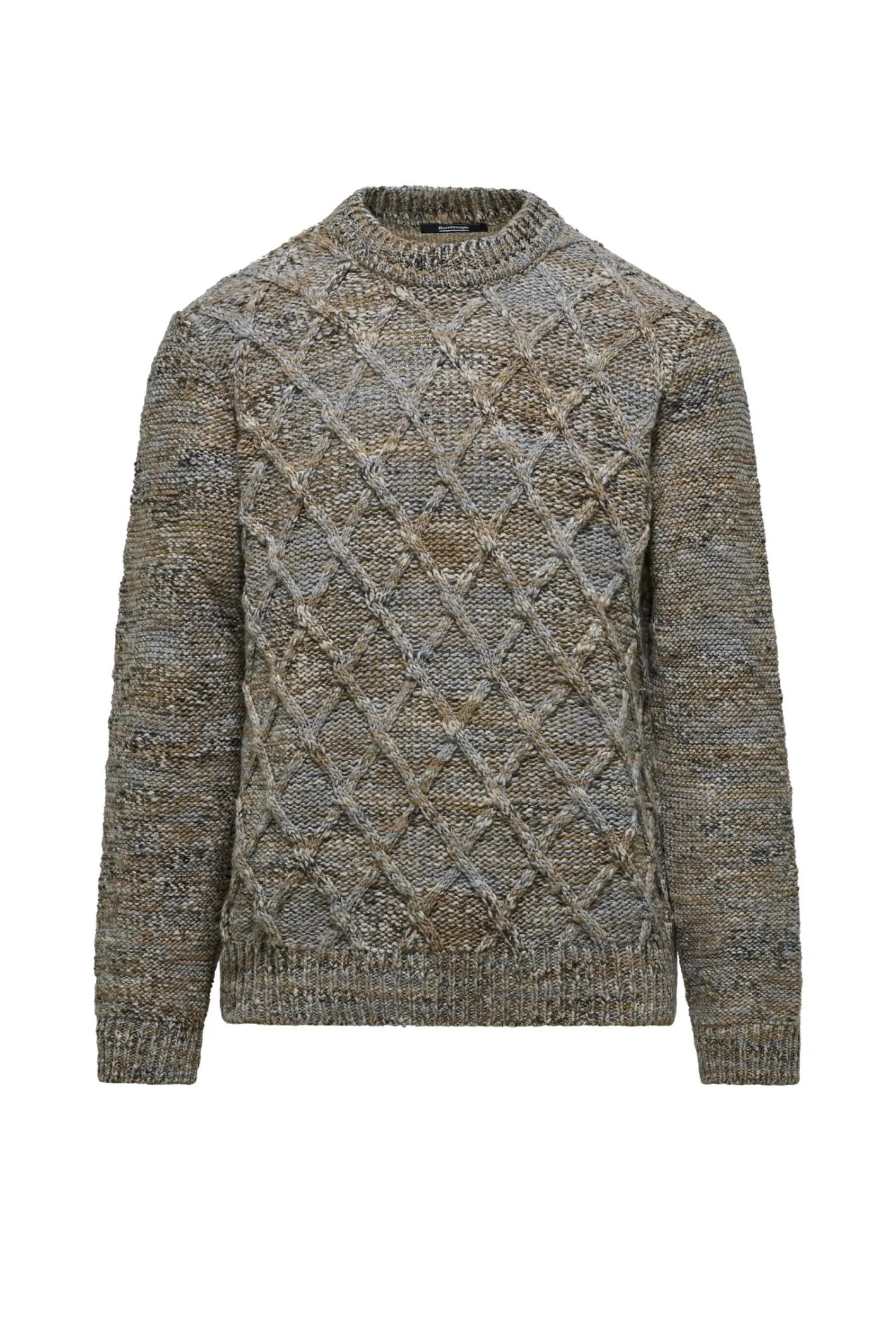 Bomboogie Pullover-Pullover Mit Rundhalsausschnitt Aus Mehrfarbigem Garn