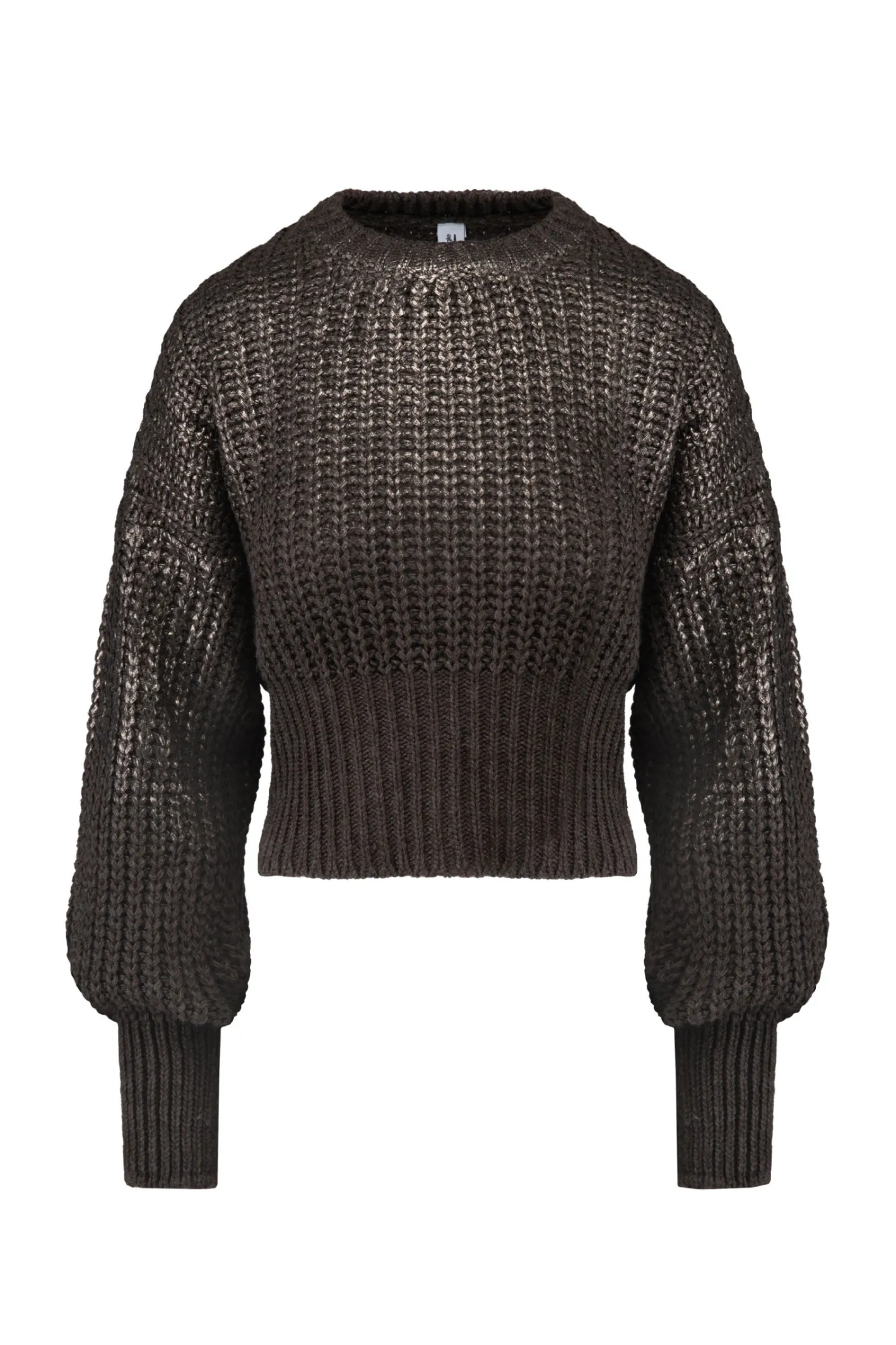 Bomboogie Pullover-Pullover Mit Rundhalsausschnitt Und Oversize-Ärmeln