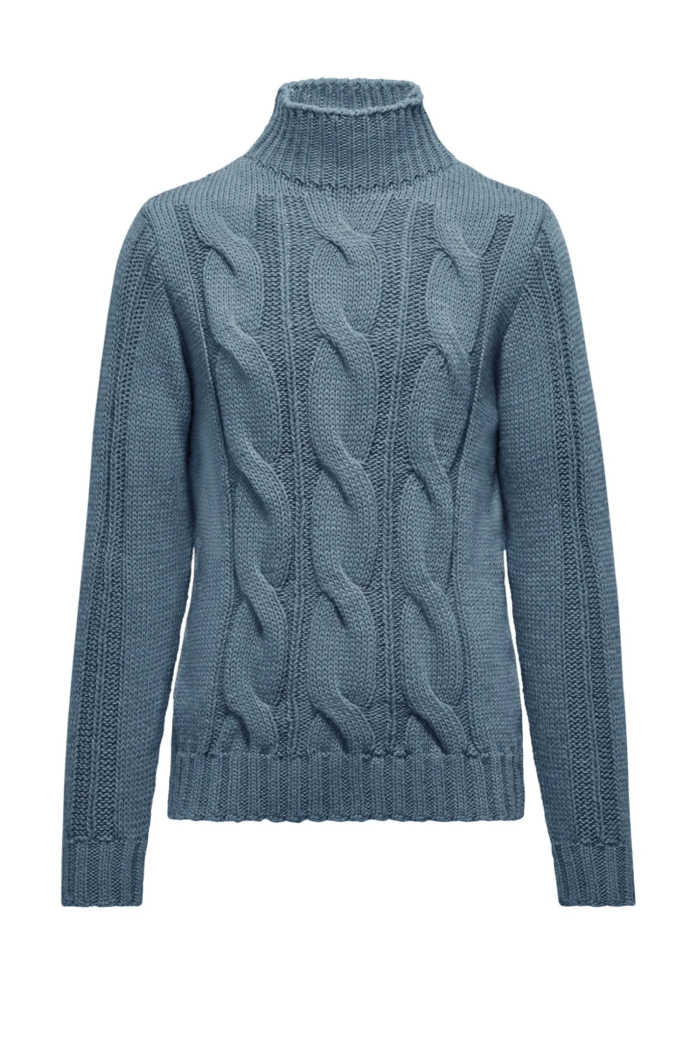 Bomboogie Pullover-Pullover Mit Stehkragen Aus Wolltrikot