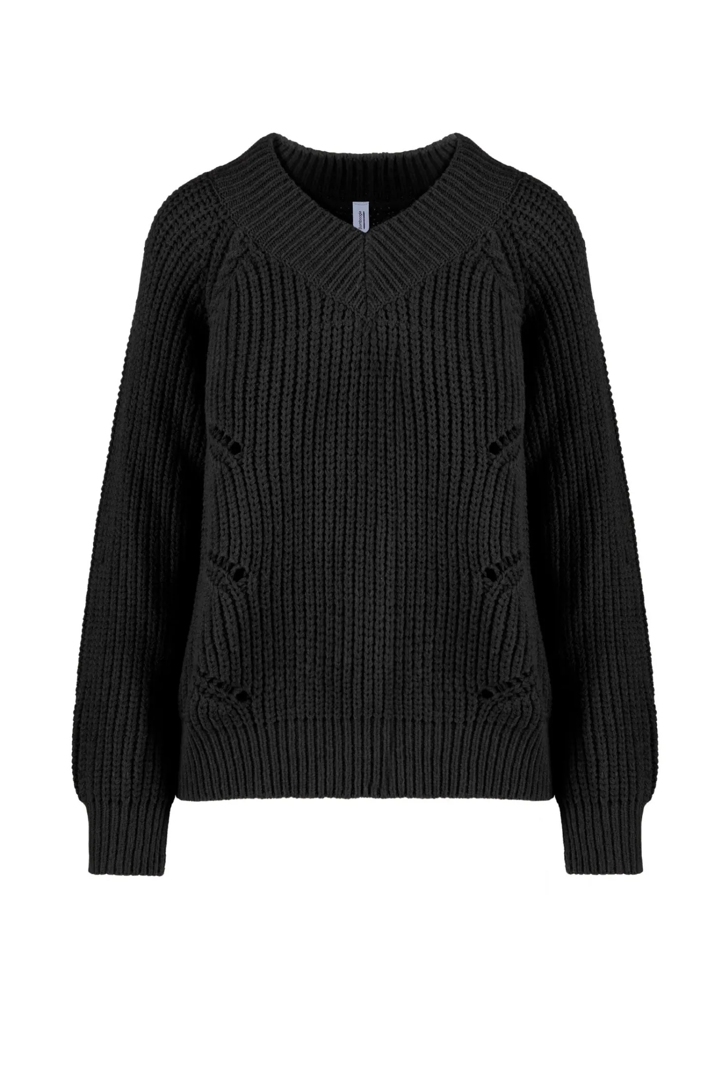 pullover_mit_vausschnitt_aus_wollmischung_15.webp Bomboogie Pullover-Pullover Mit V-Ausschnitt Aus Wollmischung
