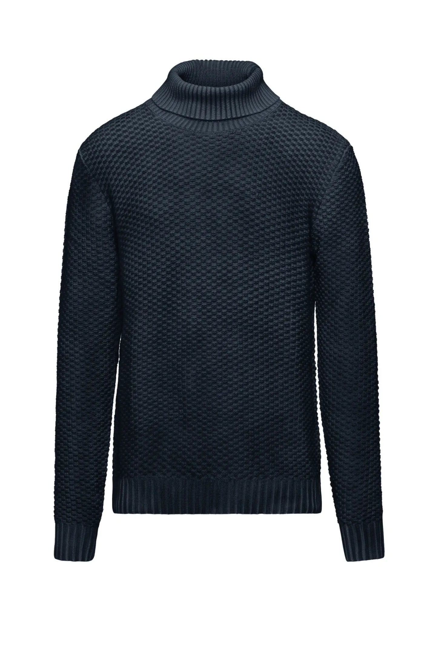 Bomboogie Pullover-Rollkragenpullover Aus Baumwoll-Woll-Mischgewebe