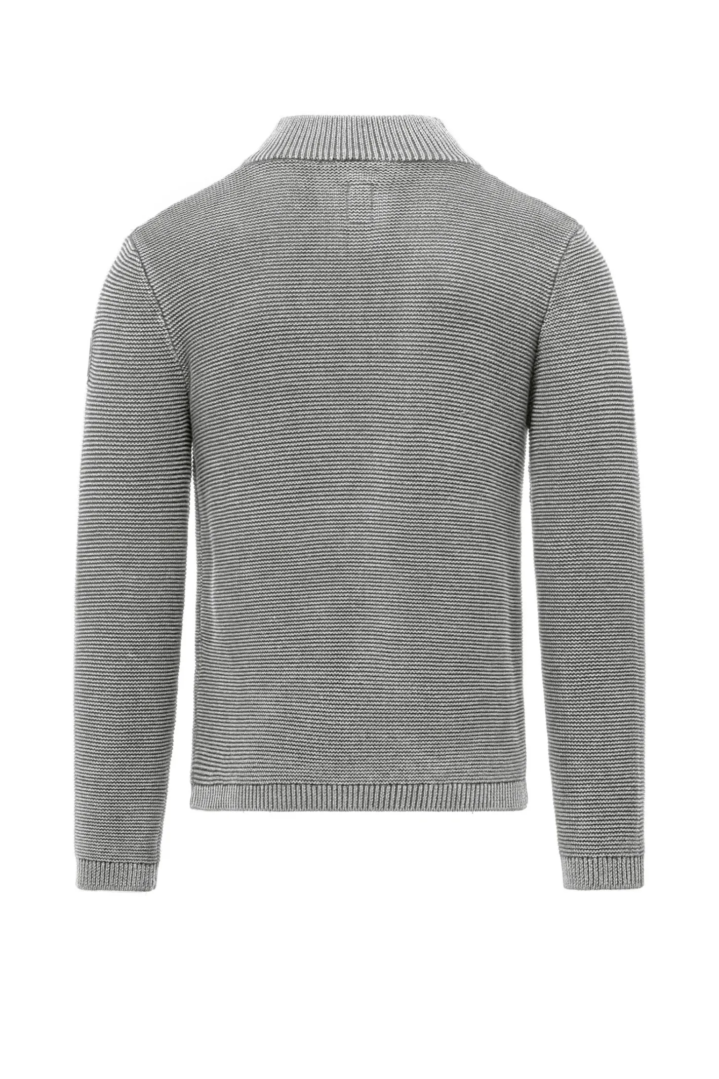 Bomboogie Pullover-Rollkragenpullover Mit Reißverschluss, Aus Baumwolle, Kaltgefärbt