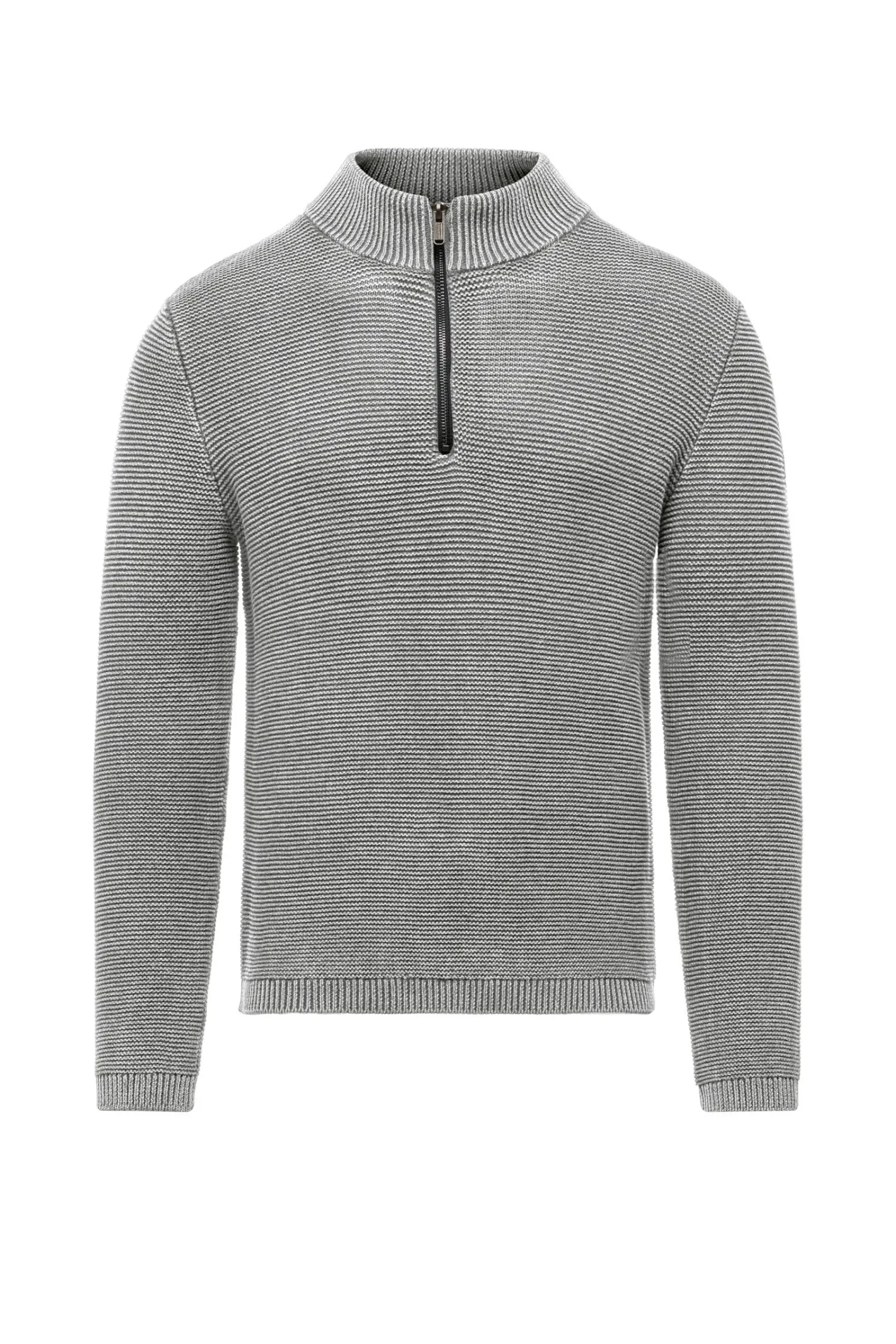 rollkragenpullover_mit_reiverschluss_aus_baumwolle_kaltgefrbt_3.webp Bomboogie Pullover-Rollkragenpullover Mit Reißverschluss, Aus Baumwolle, Kaltgefärbt