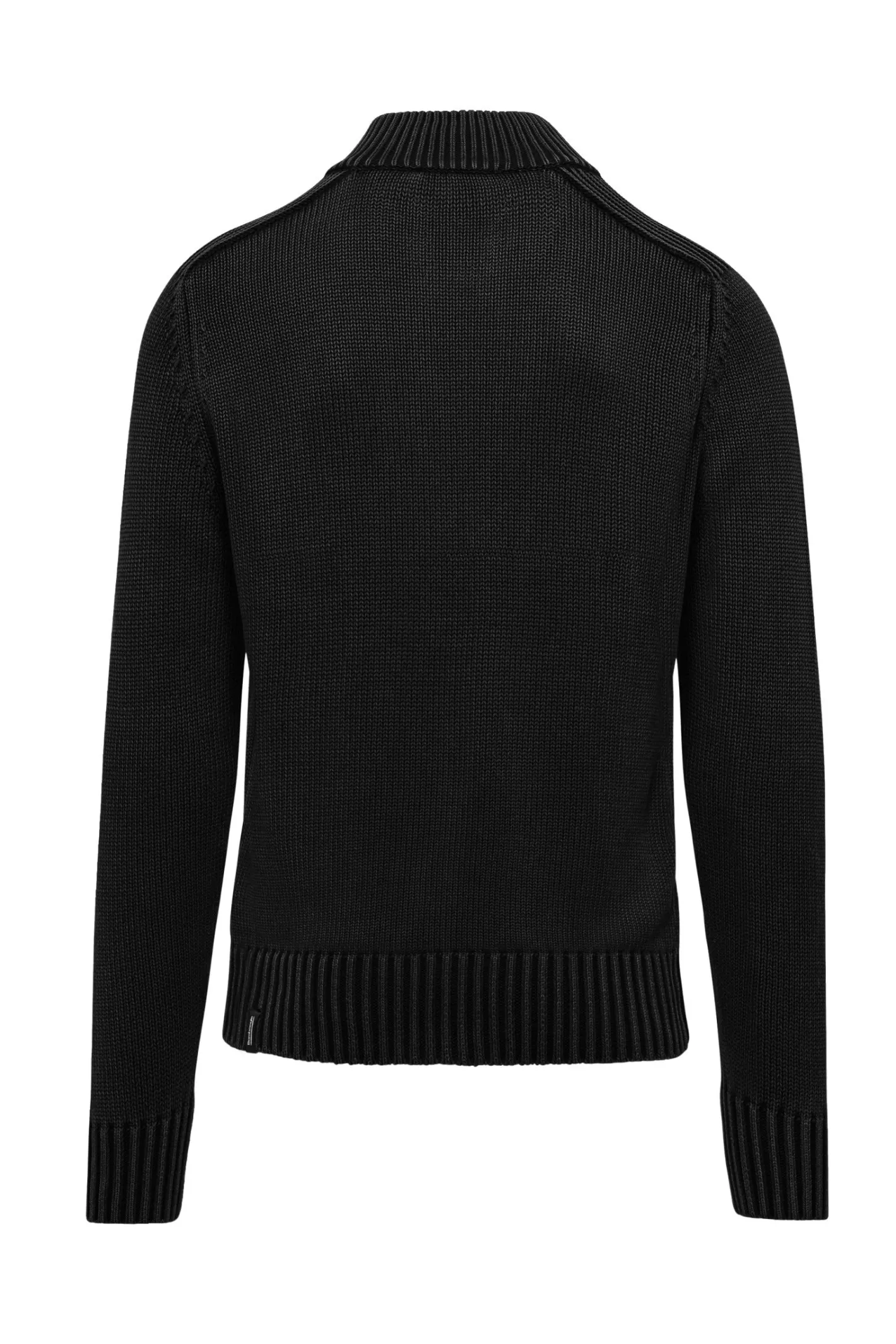 rollkragenstrickjacke_aus_baumwolle_5.webp Bomboogie Pullover-Rollkragen-Strickjacke Aus Baumwolle