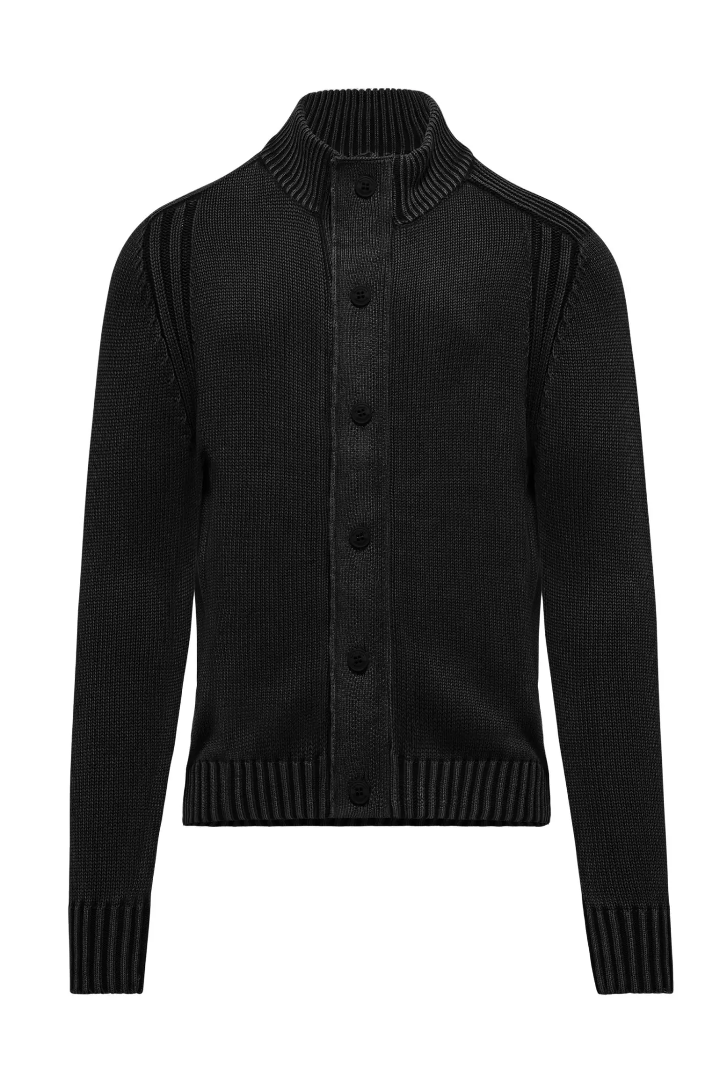 rollkragenstrickjacke_aus_baumwolle_6.webp Bomboogie Pullover-Rollkragen-Strickjacke Aus Baumwolle