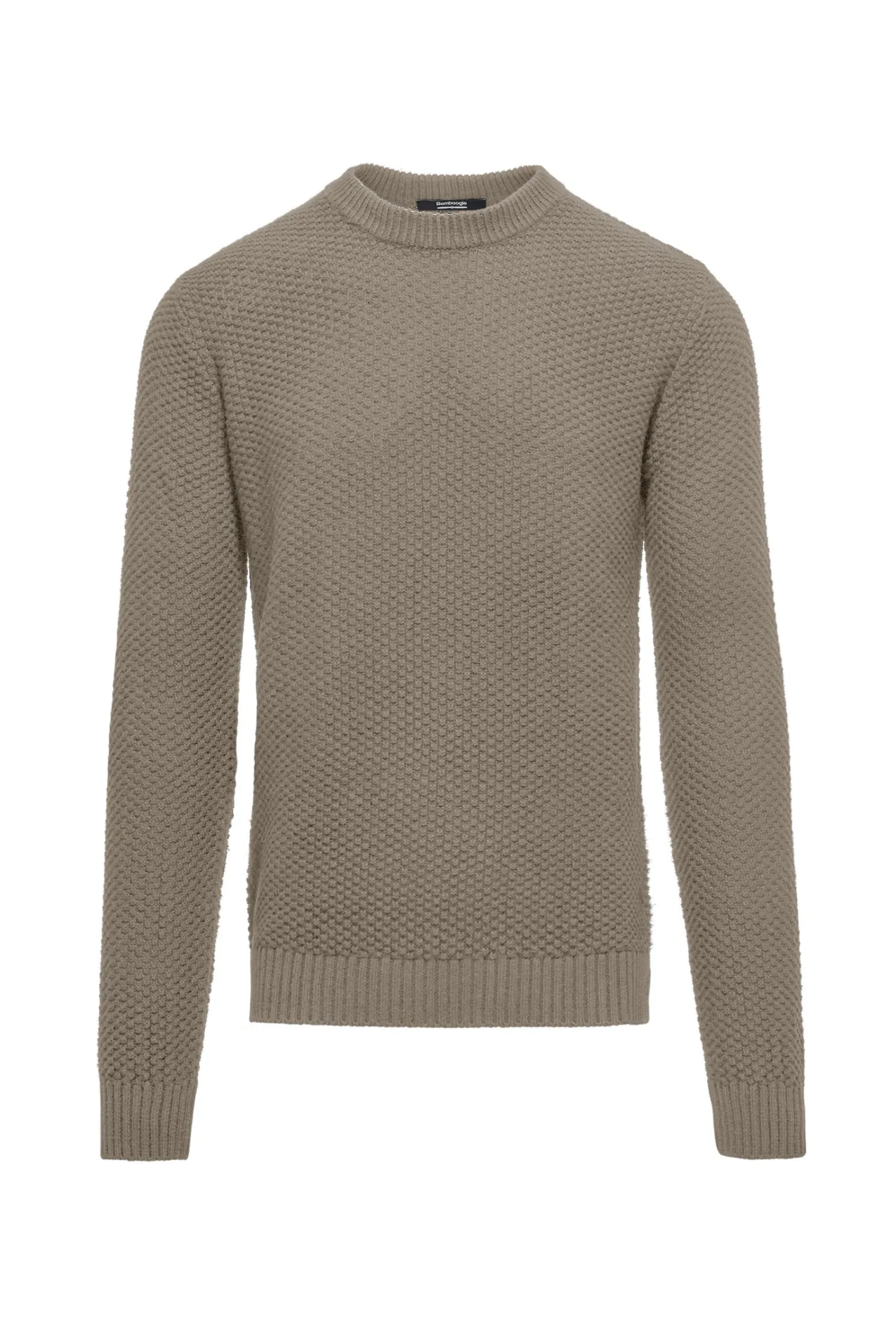 Bomboogie Pullover-Rundhalspullover Aus Baumwolle Und Wolle