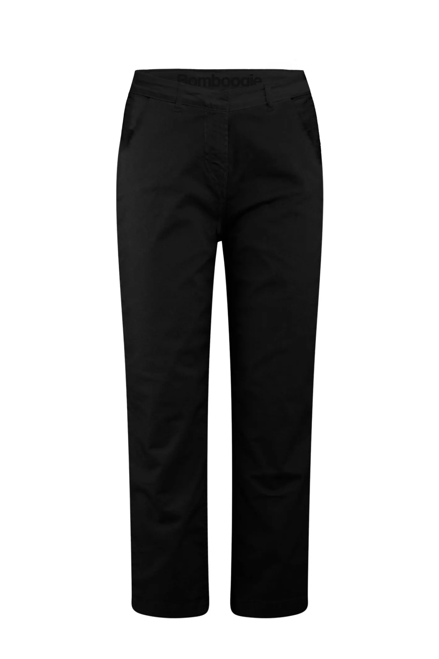 Bomboogie Hosen-Schwere Stretch-Baumwollsatin Chino-Hose