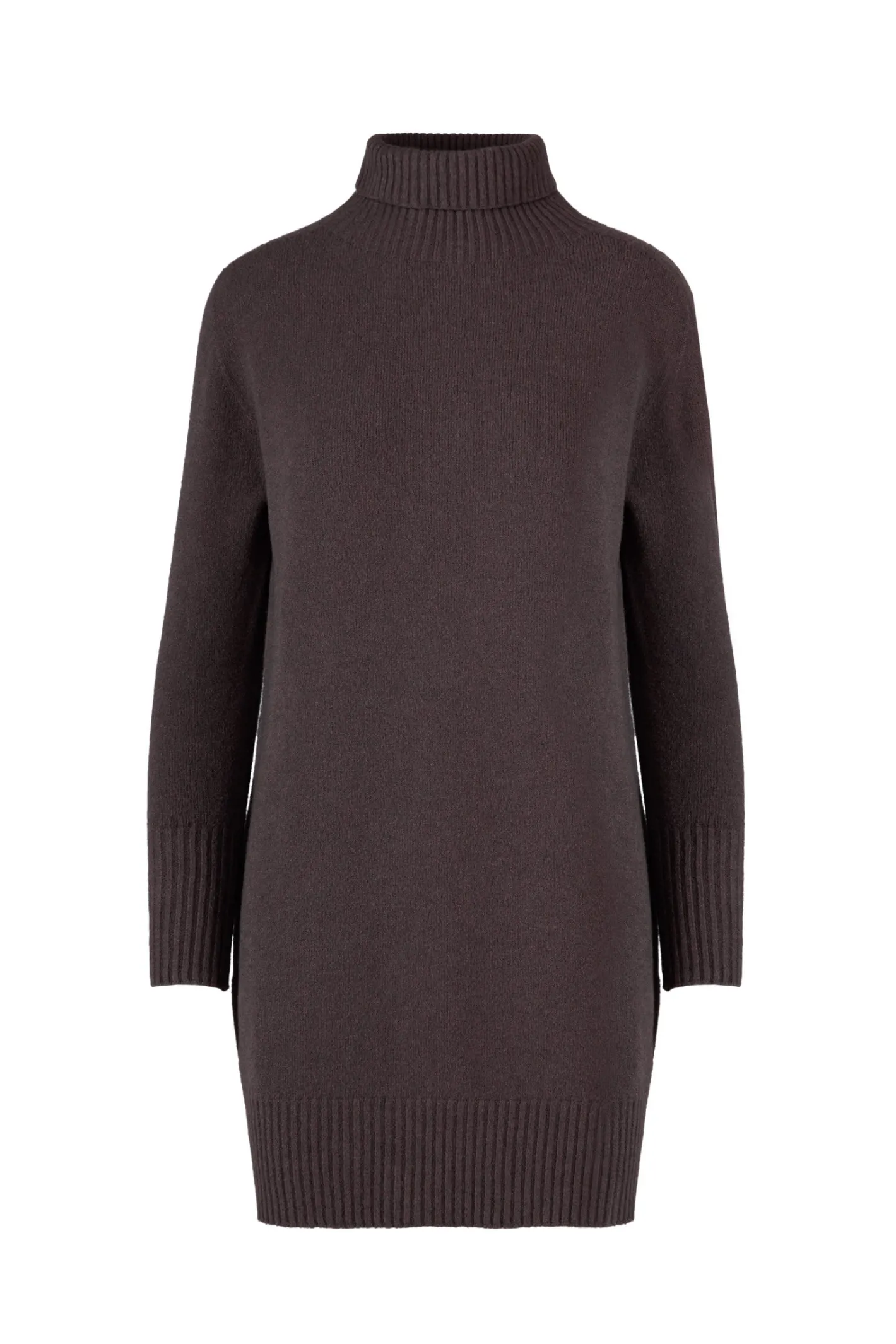 seamless_kurzes_kleid_mit_hohem_kragen_3.webp Bomboogie Kleider-Seamless Kurzes Kleid Mit Hohem Kragen