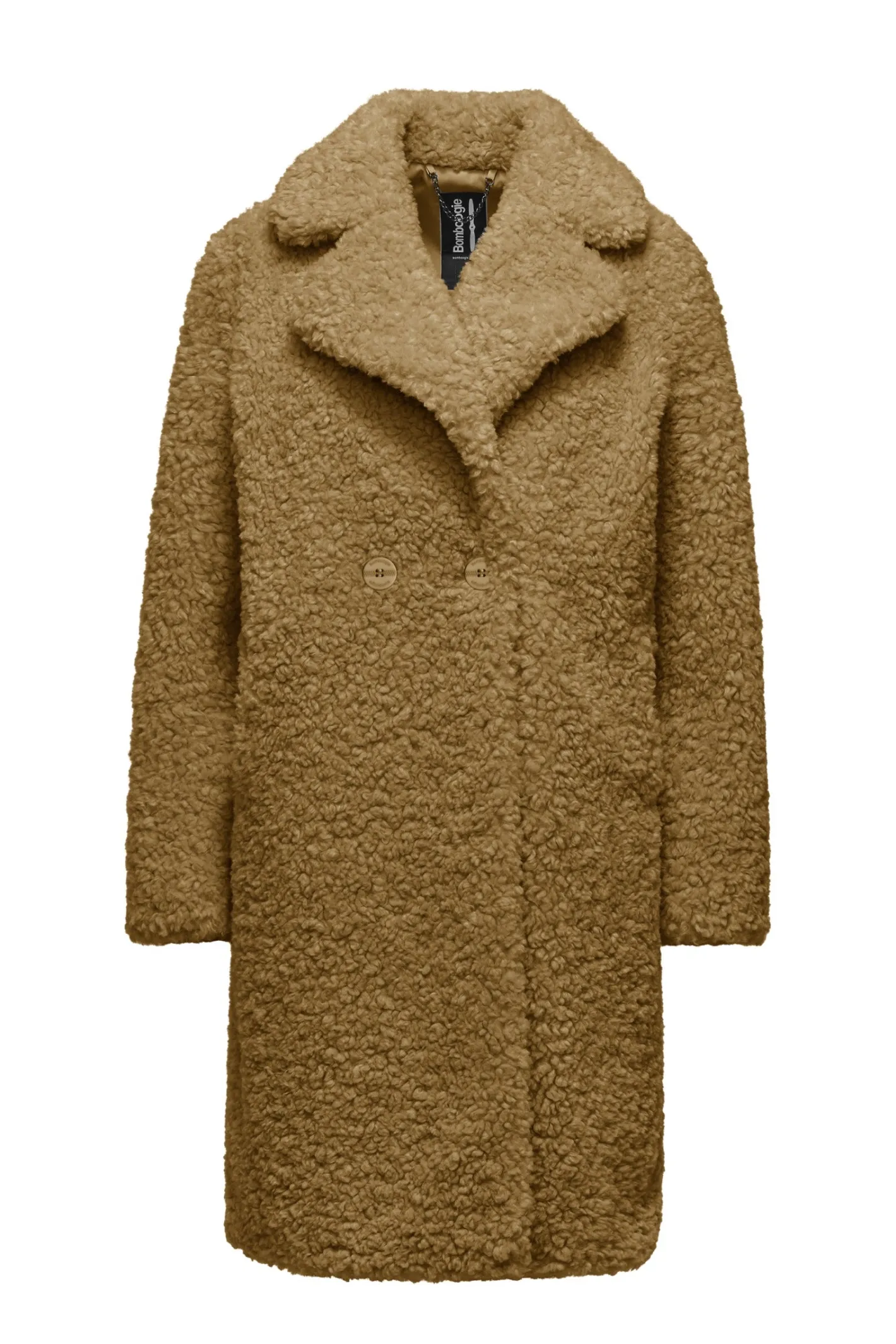 Bomboogie Mäntel-Sherpa-Fleece-Mantel Mit Revers