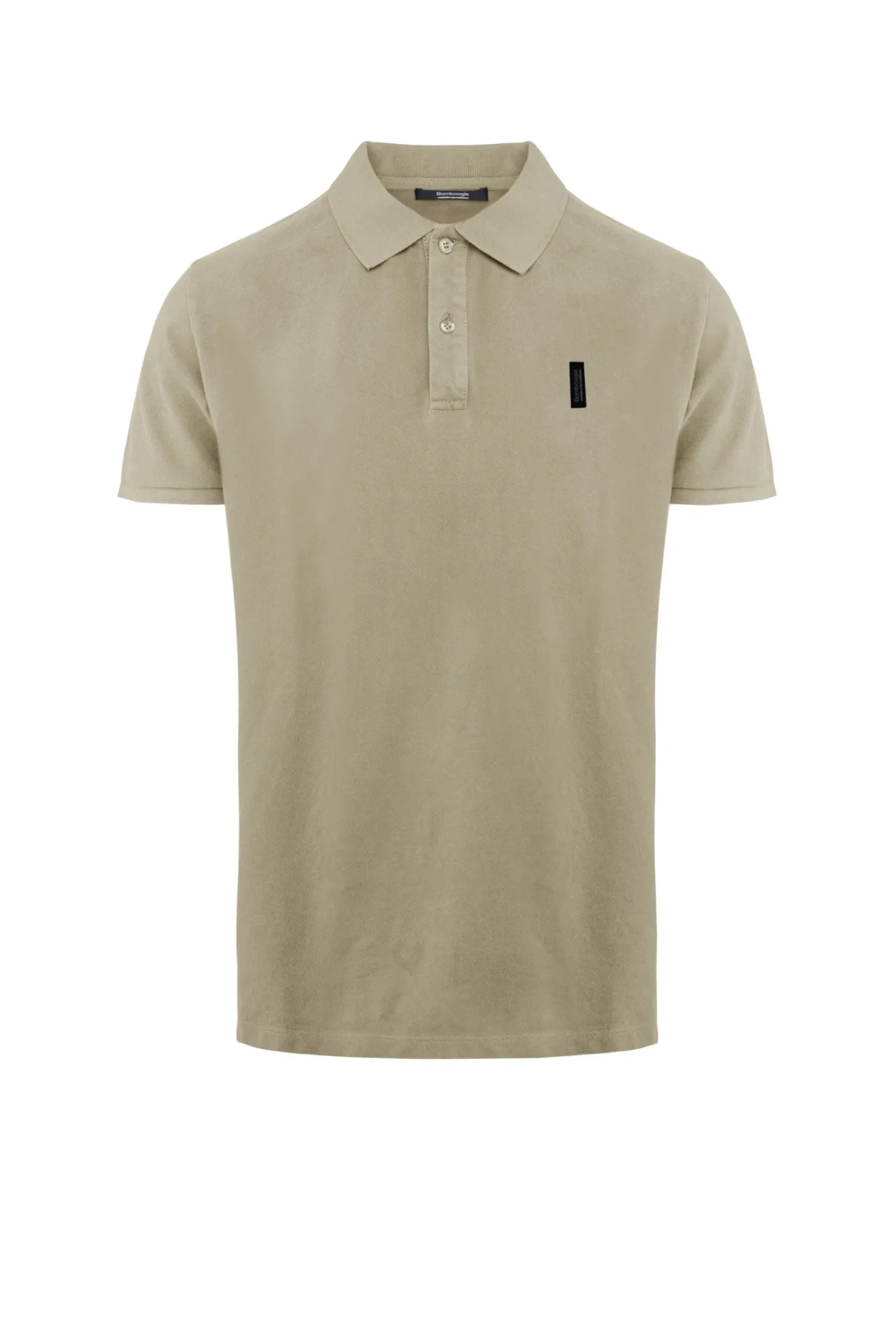 Bomboogie T-Shirts & Polos-Stückgefärbtes Kurzarm-Poloshirt Aus Baumwoll-Pikee