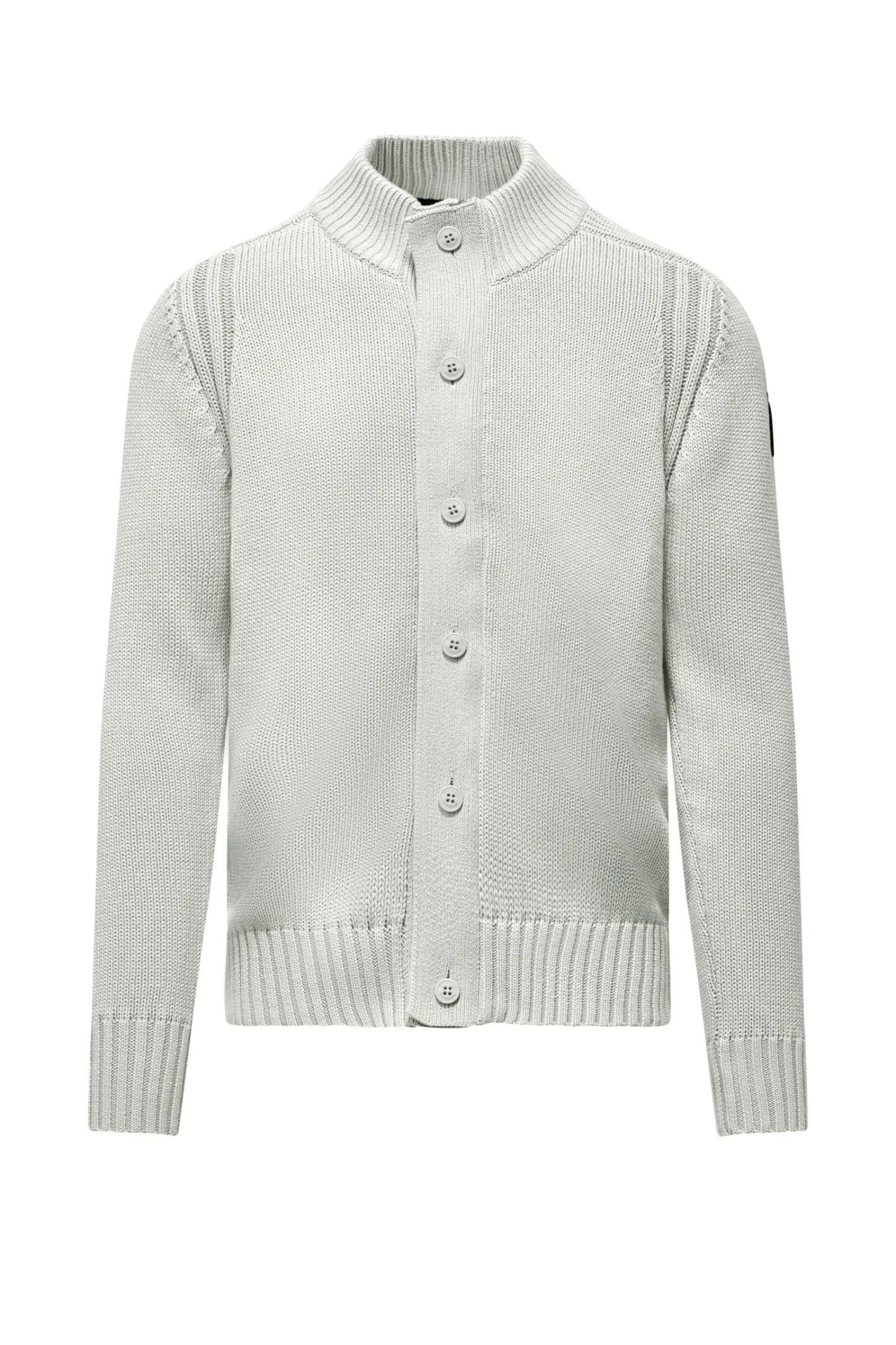 Bomboogie Pullover-Strickjacke Mit Hohem Kragen